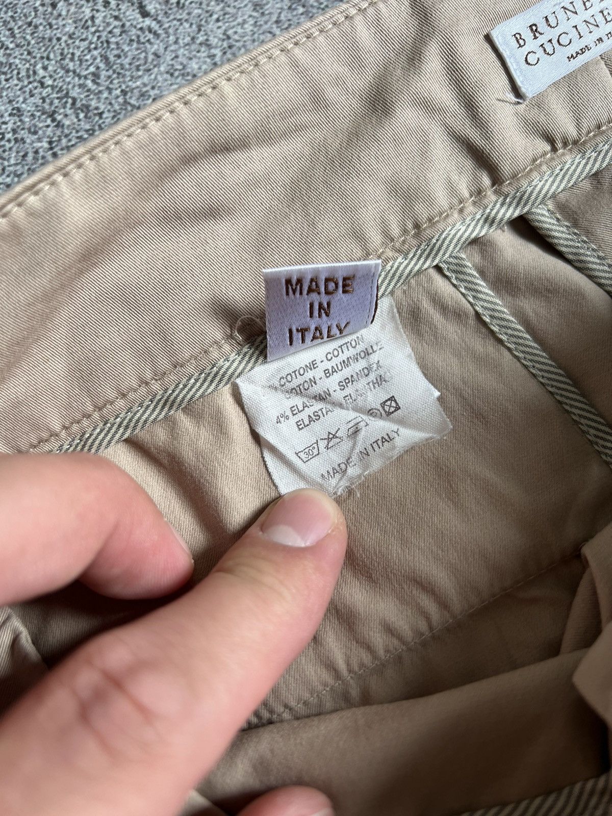 Brunello Cucinelli Brunello Cucinelli Women’s Belt Straight Leg Pants Size 44 Size 30" / US 8 / IT 44 - 9 Thumbnail