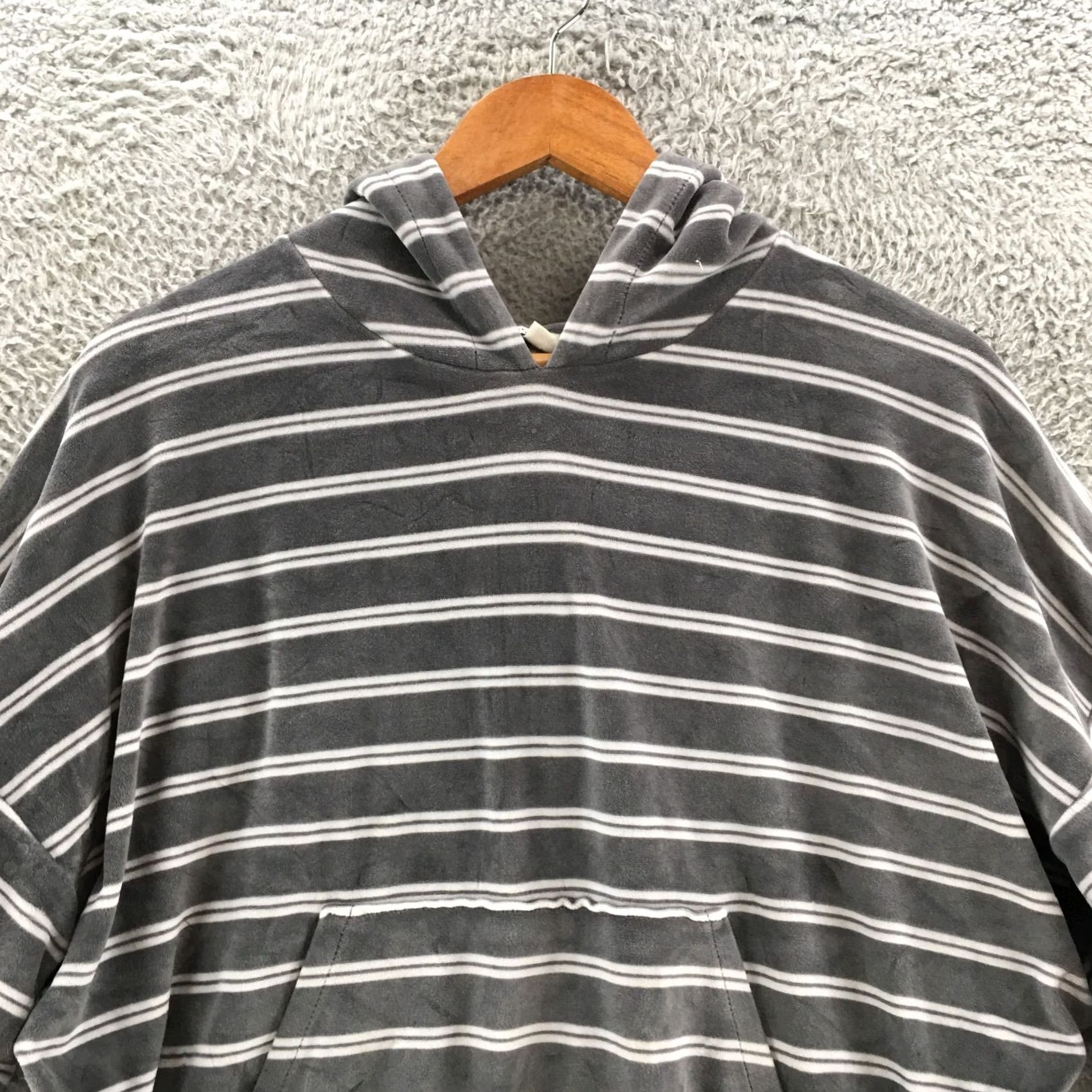 American Eagle Outfitters American Eagle Outfitters Hoodie Women's XS Gray Fleece Long Sleeve Pullover Sweatshirt Size XS / US 0-2 / IT 36-38 - 2 Thumbnail