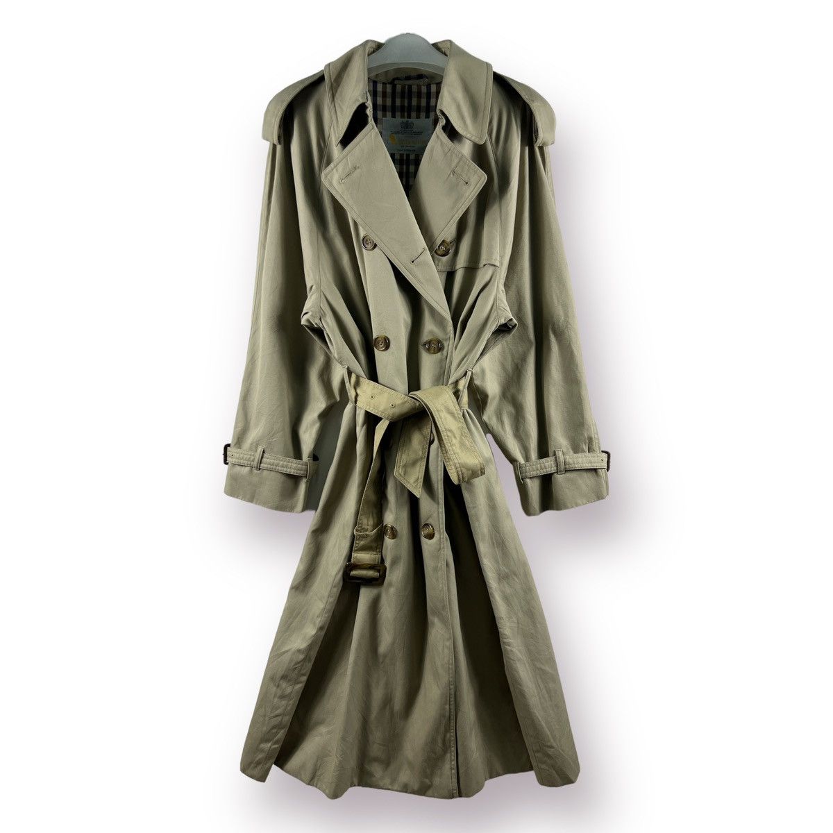Aquascutum 🔥TRENCH🔥 AQUASCUTUM LONDON TRENCH COAT IN NUDE COLOR Size US M / EU 48-50 / 2 - 1 Thumbnail