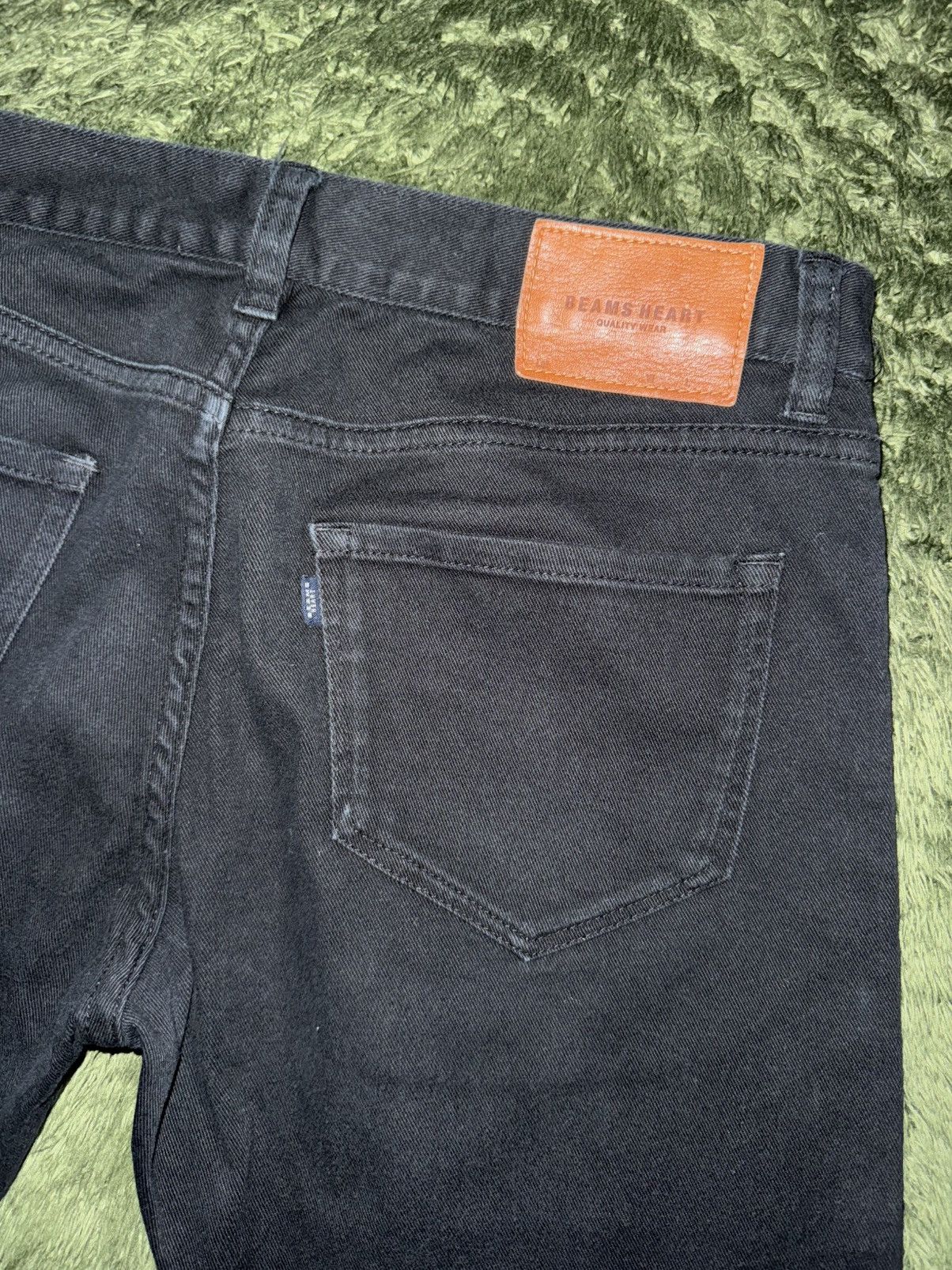 Beams Japan [M] BEAMS HEART JAPAN leather label cotton pants black Size US 32 / EU 48 - 9 Thumbnail