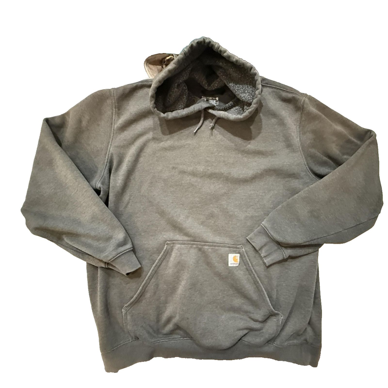 Carhartt Carhartt Hoodie Mens 2XL Gray Sherpa Lined Pullover Workwear Size US XXL / EU 58 / 5 - 1 Thumbnail