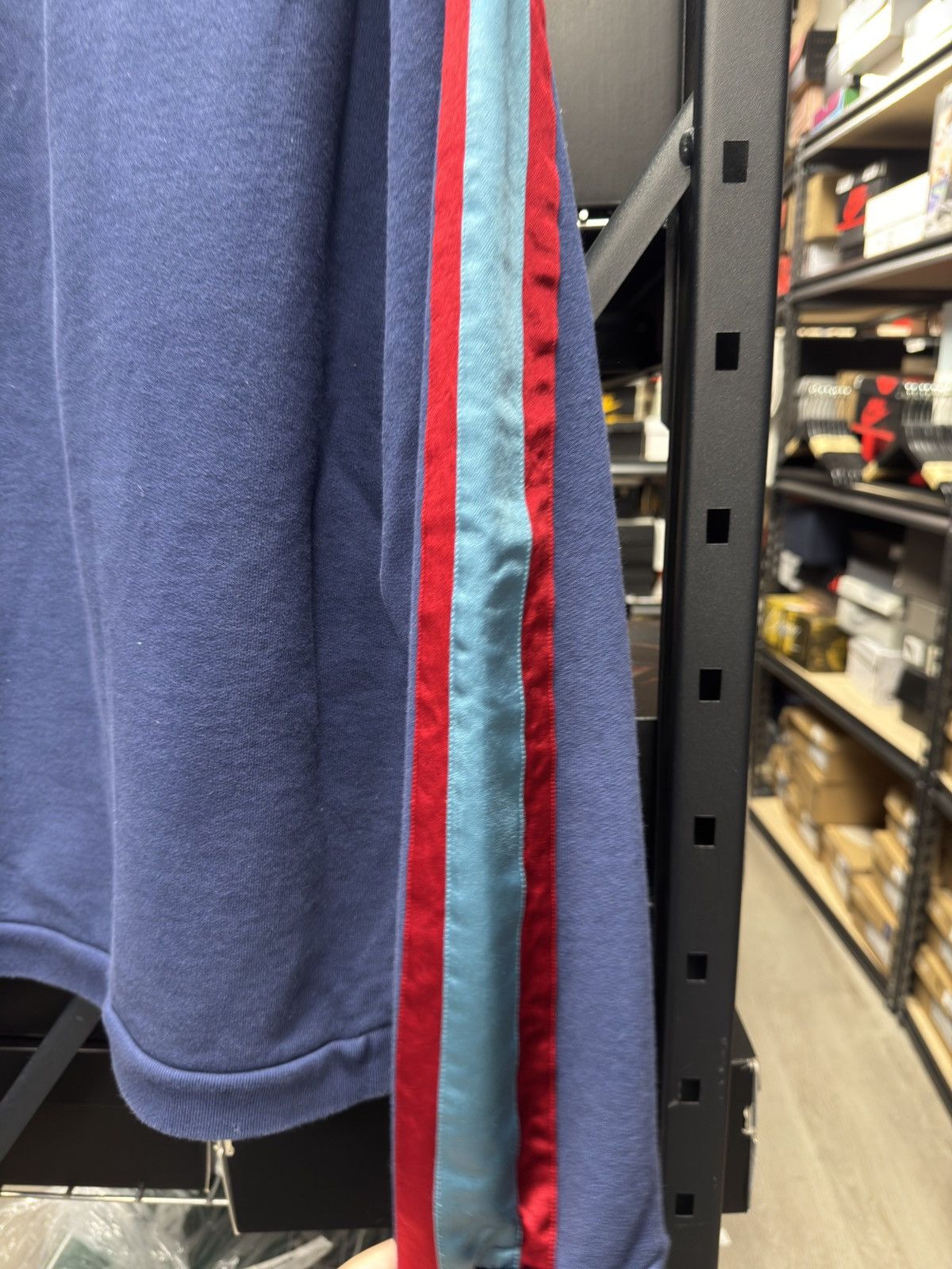 Gucci Gucci Satin Logo Crewneck Size US L / EU 52-54 / 3 - 5 Thumbnail