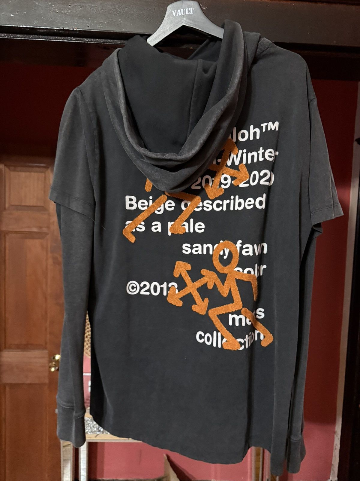 Off-White Off-White Pictogram Double Tee Hoodie Size Small Size US S / EU 44-46 / 1 - 4 Thumbnail