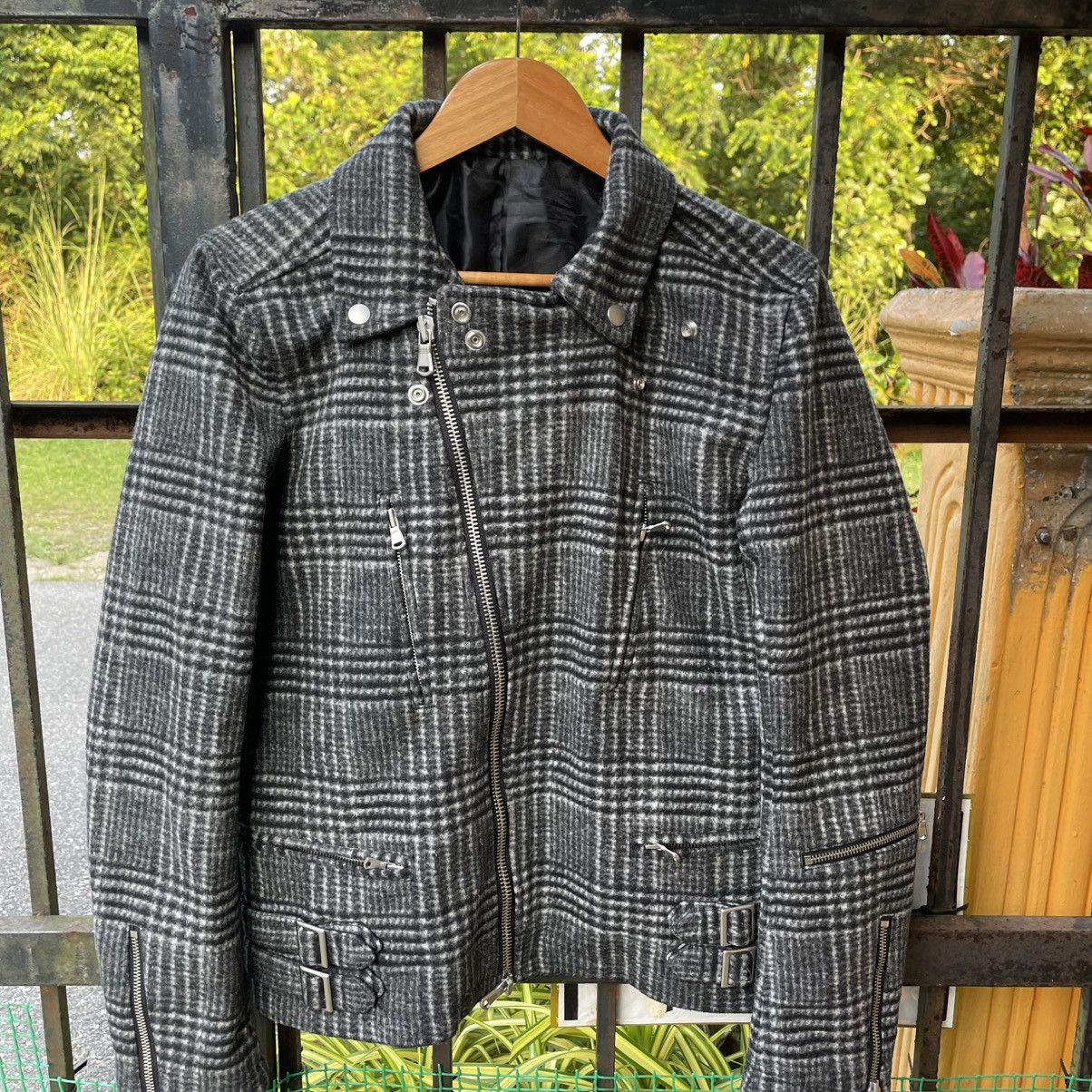 Japanese Brand 🔥🇯🇵Vintage No.ID Double Collar Punk Styles Heavy Wool Jacket Size US S / EU 44-46 / 1 - 5 Thumbnail