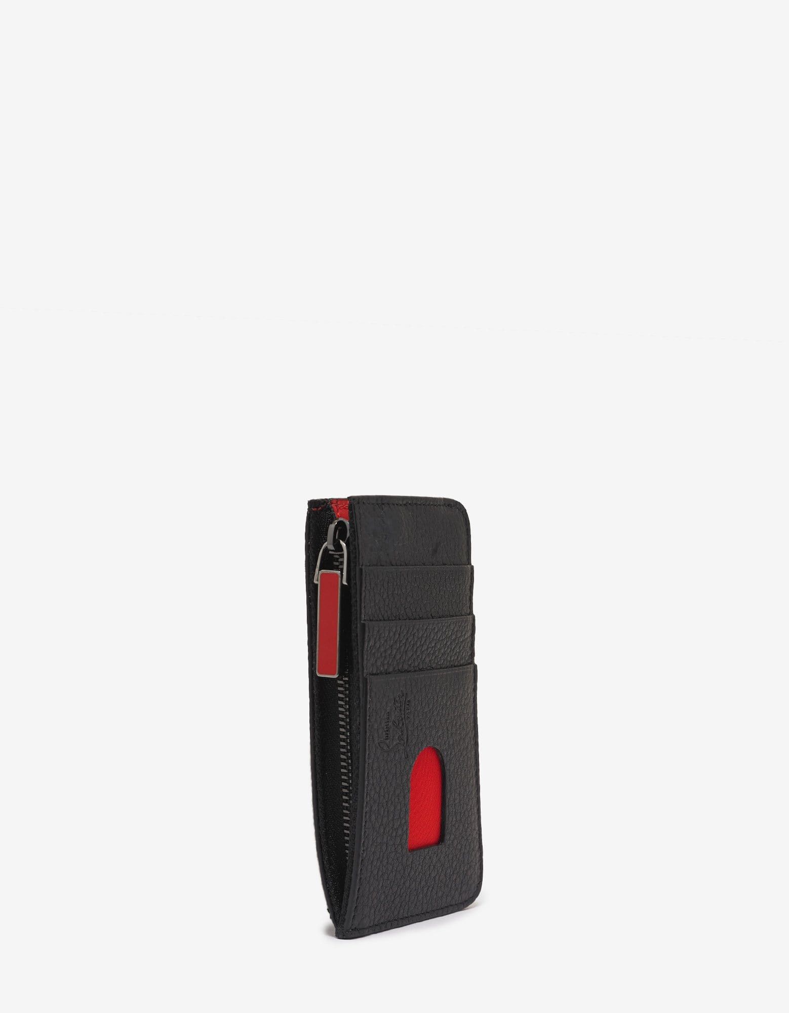 Christian Louboutin Christian Louboutin Credilou Black Leather SpikesCard Holder Size ONE SIZE - 3 Thumbnail