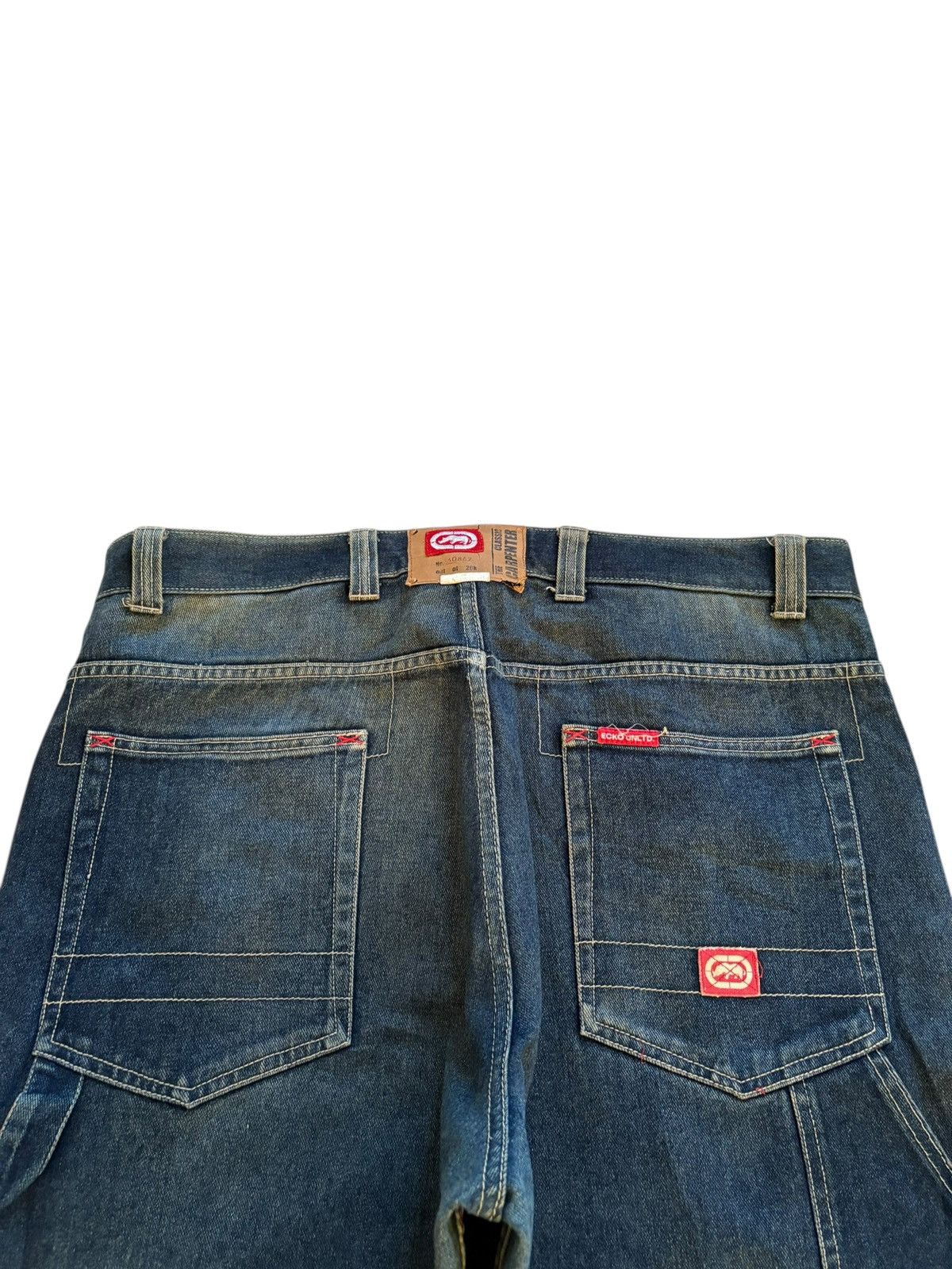 Ecko Unltd. Vintage Ecko Carpenter Mud Wash Ripped Baggy Wide Jean Size US 40 / EU 56 - 8 Thumbnail