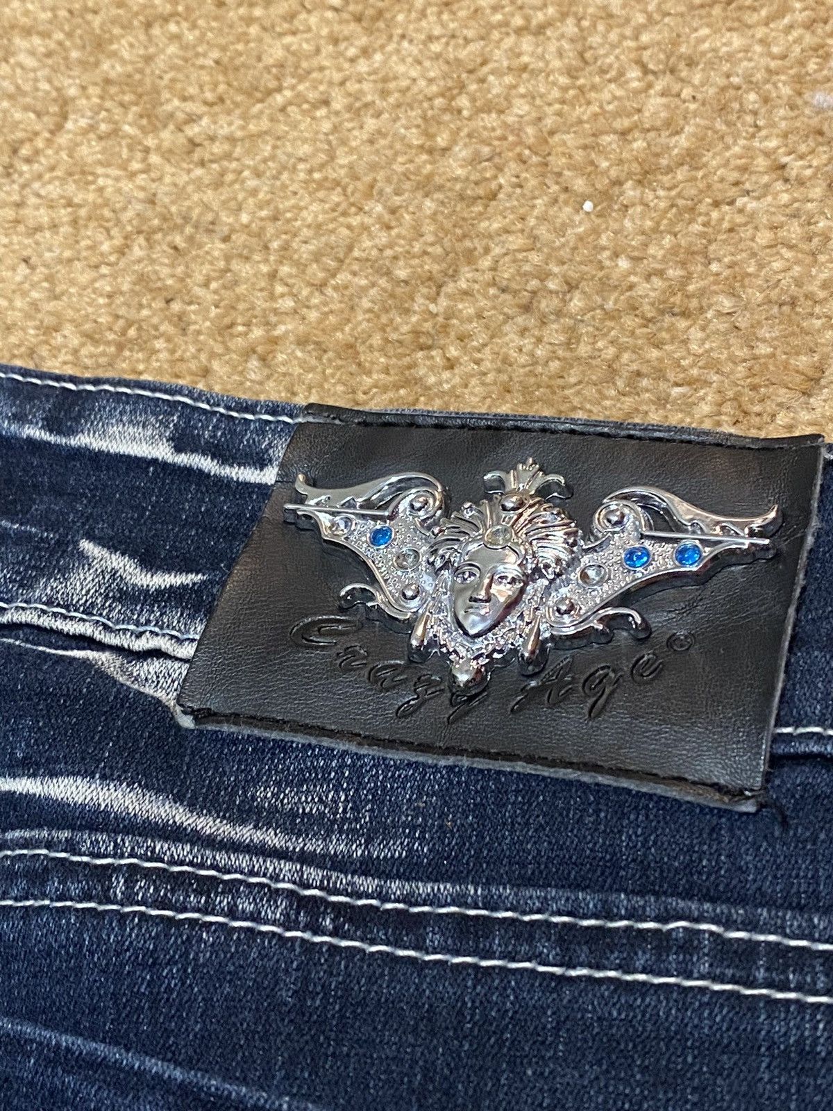 Designer × Vintage Vintage 90's/Y2K embroidered dragon Crazy Age