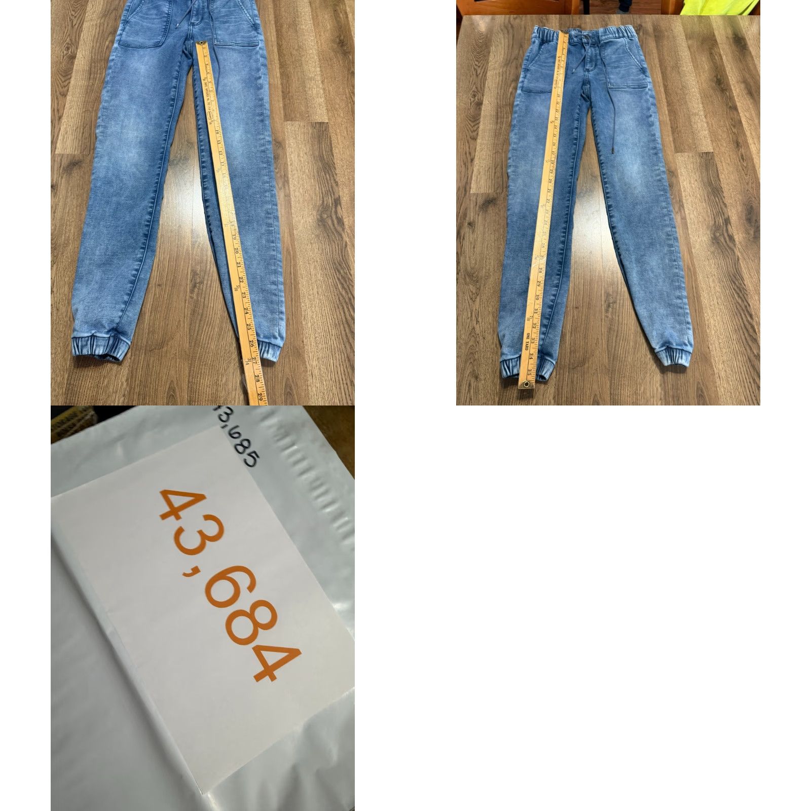 American Eagle Outfitters American Eagle Outfitters Jeans Women's 0 Blue Denim Jogger Drawstring Cuffed Pocket 5-Pocket Design Skinny Style Regular Size 25" / US 0 / IT 36 - 9 Thumbnail