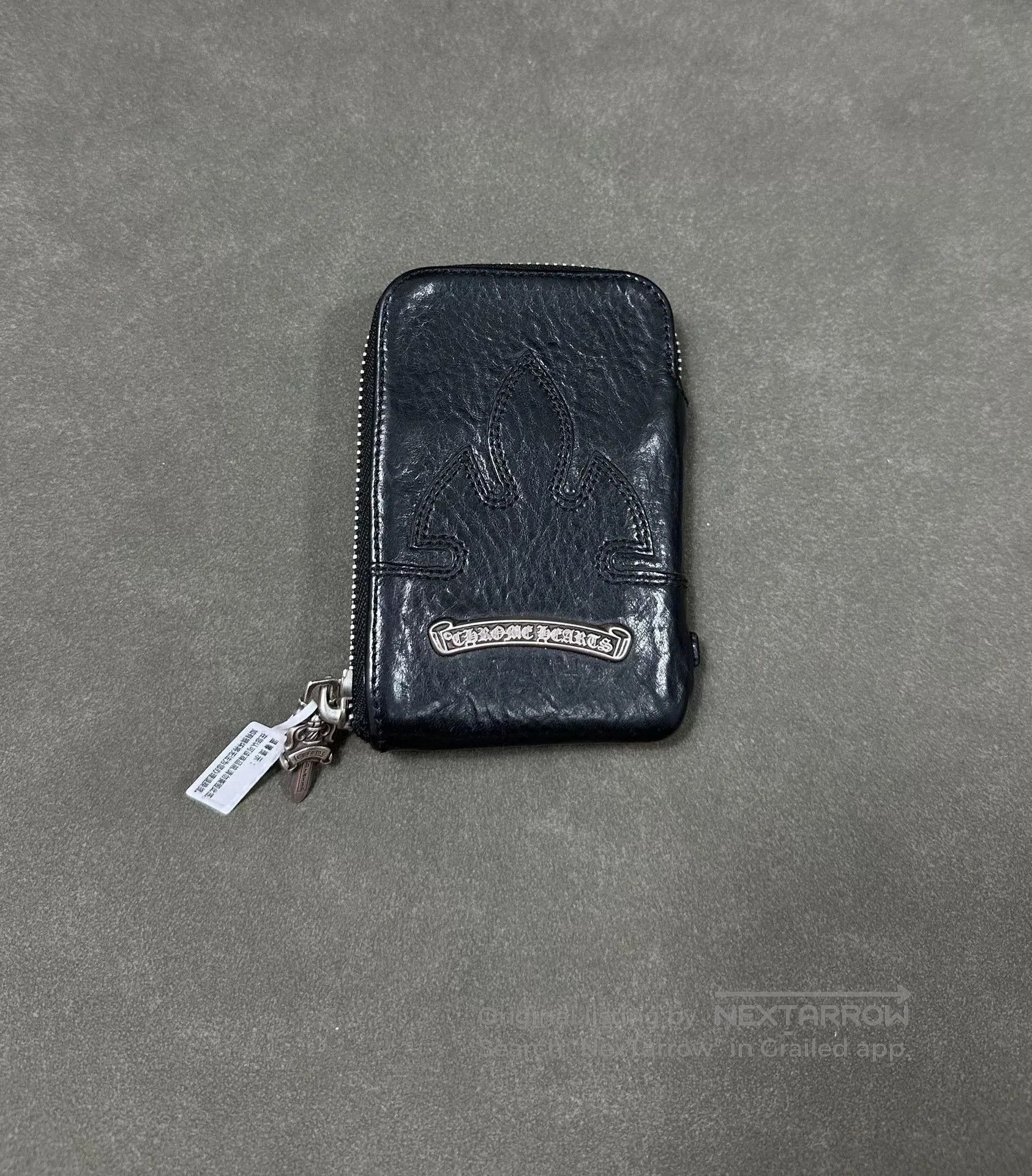 Chrome Hearts Chrome Hearts Flame Leather Card Wallet. Size ONE SIZE - 1 Thumbnail
