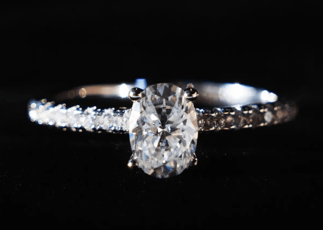 Other Moissanite Ring 925 Sterling Silver Classic Solitaire Size 7 Size ONE SIZE - 1 Thumbnail