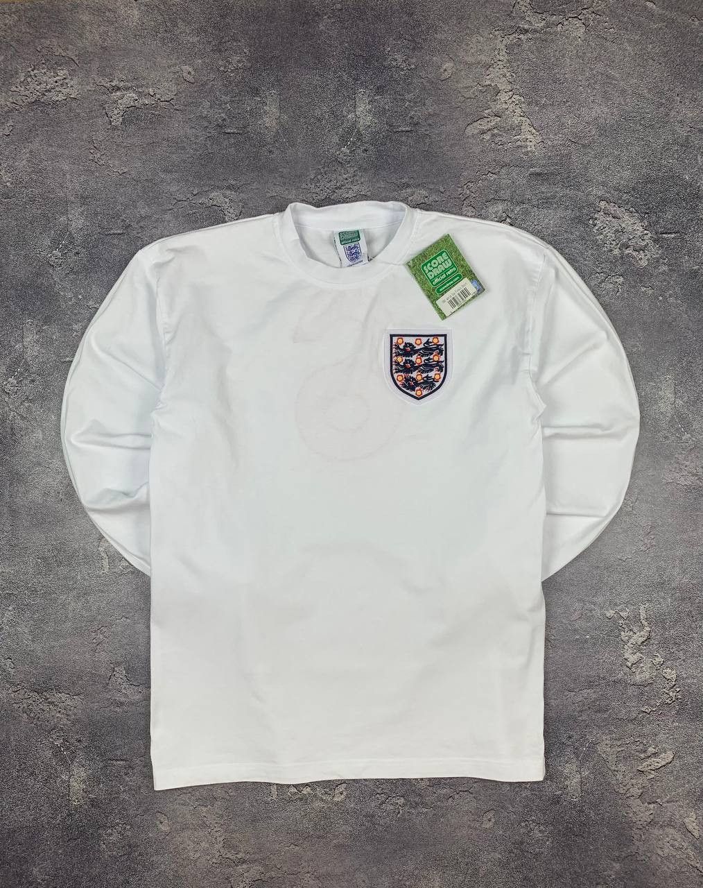 England 1966 Home Shirt Retro Score Draw #6 Long Sleeve BNWT