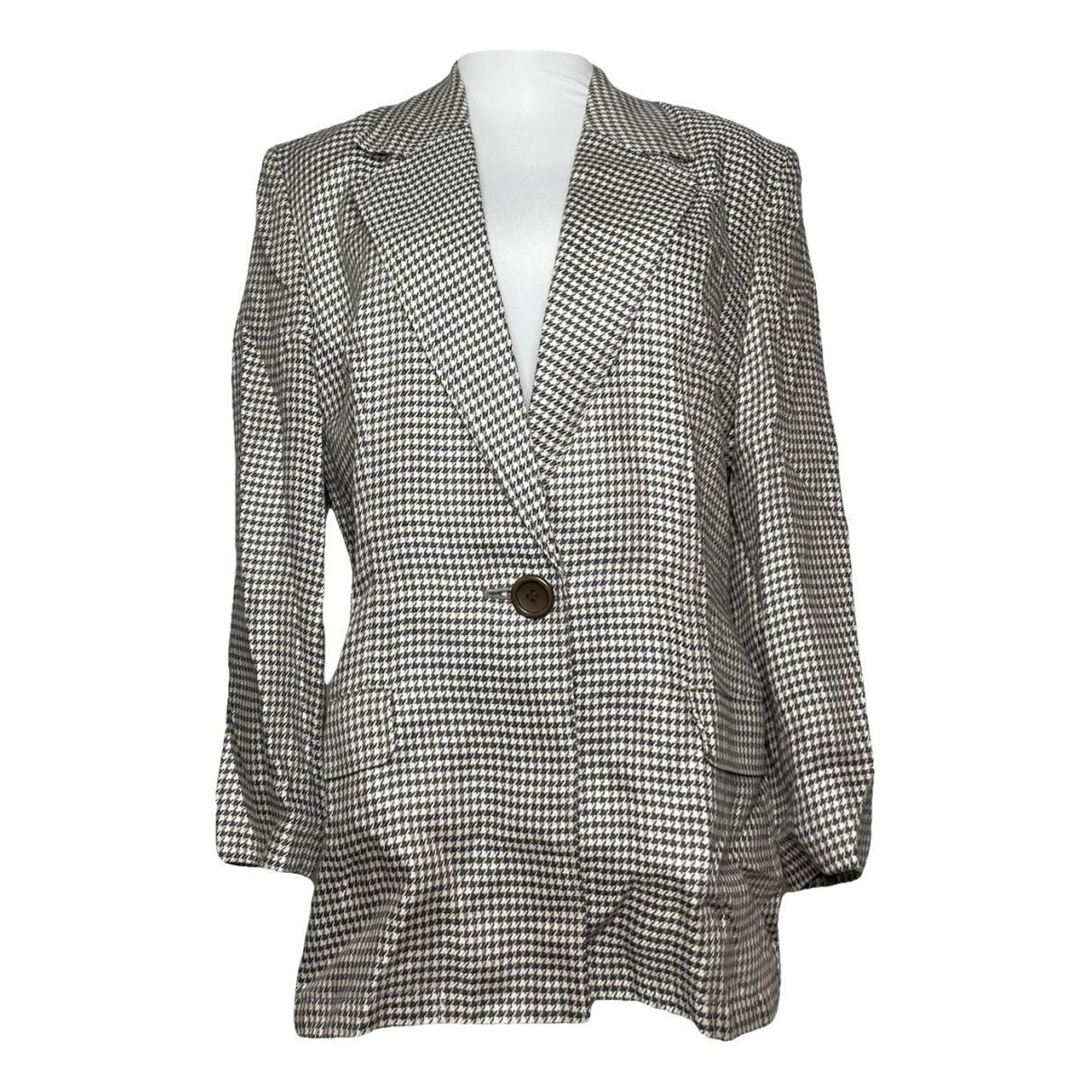 Dior Black Wool Coat Size L / US 10 / IT 46 - 1 Thumbnail