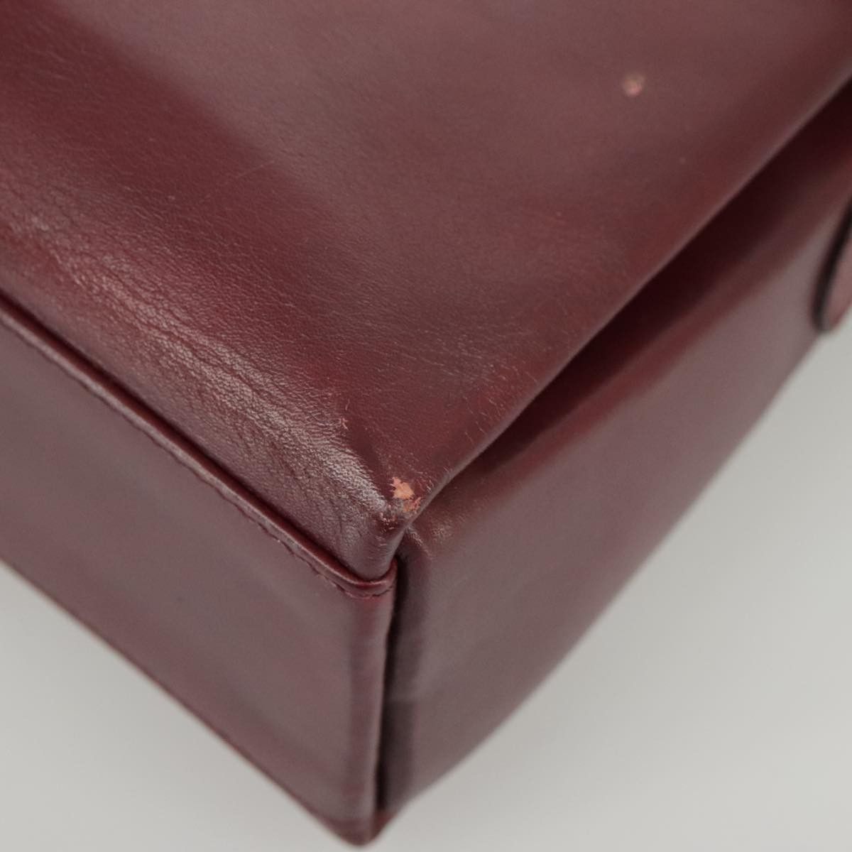 Celine CELINE Shoulder Bag Leather Wine Red Gold Size ONE SIZE - 12 Thumbnail