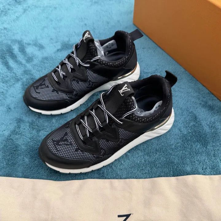 Louis Vuitton Louis Vuitton Black Mesh Casual Sneakers -2508 Size US 5 / EU 37 - 1 Thumbnail