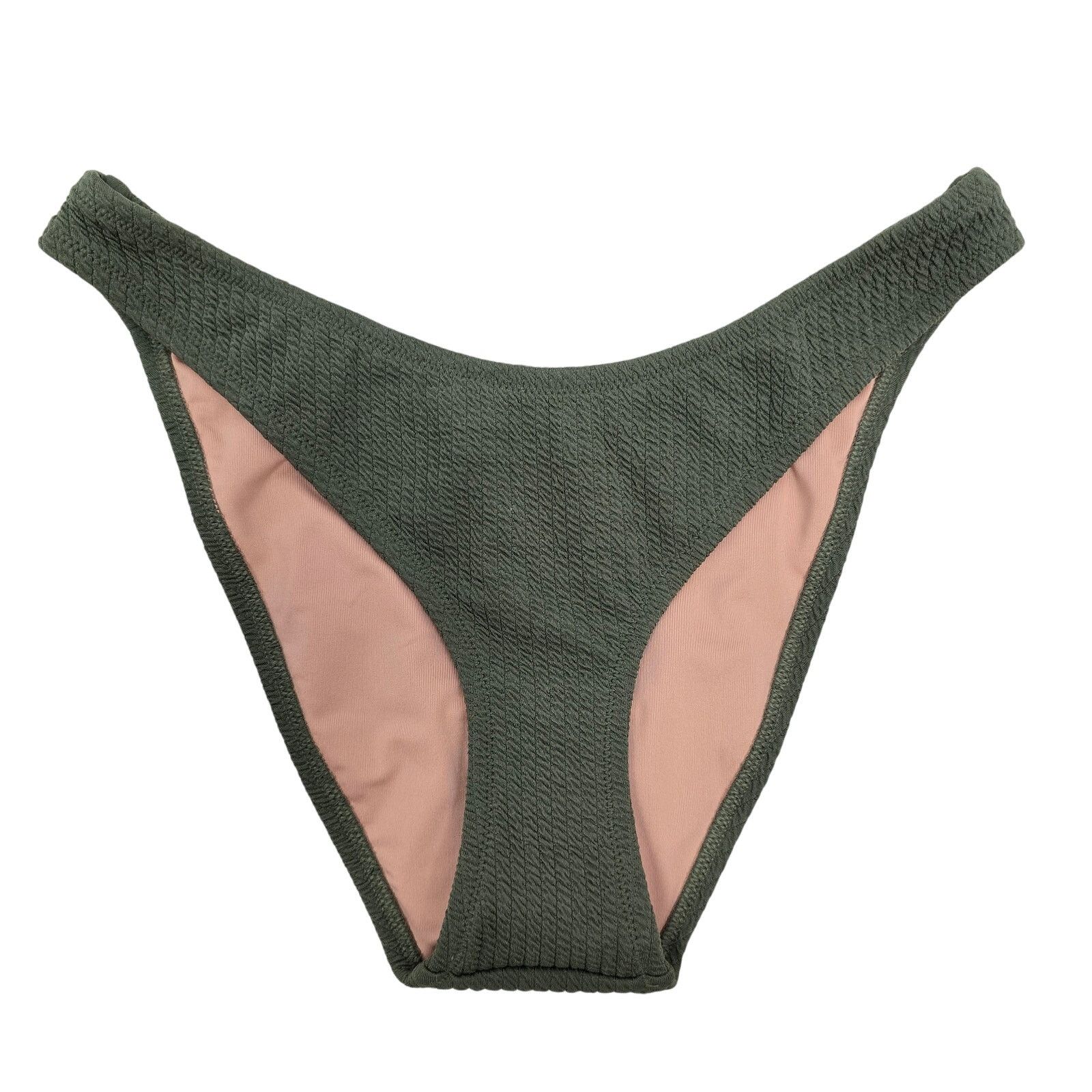 J.Crew NWT J. Crew Textured curved-waist cheeky bikini bottom S Size ONE SIZE - 2 Thumbnail