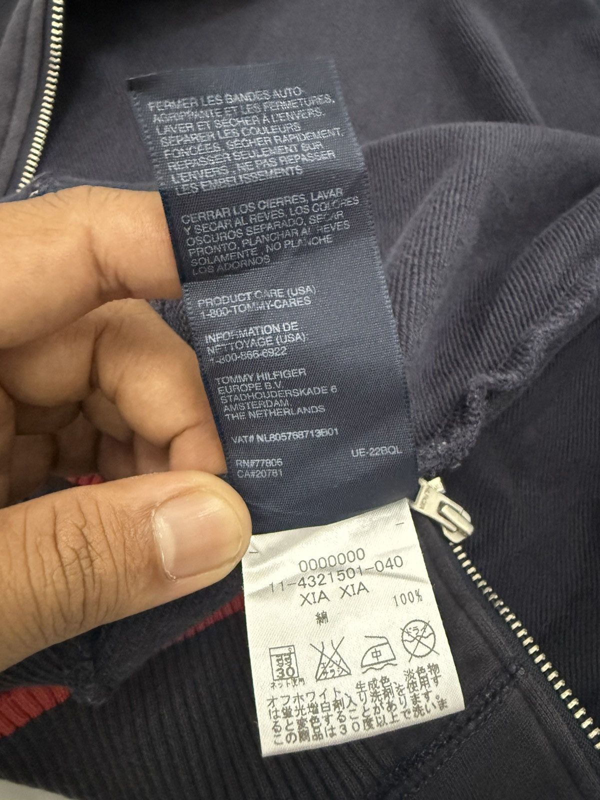 Tommy Hilfiger ⚡️Tommy Hilfiger Streetwear Zipper Sweat Hoodie - S Size US XS / EU 42 / 0 - 8 Thumbnail