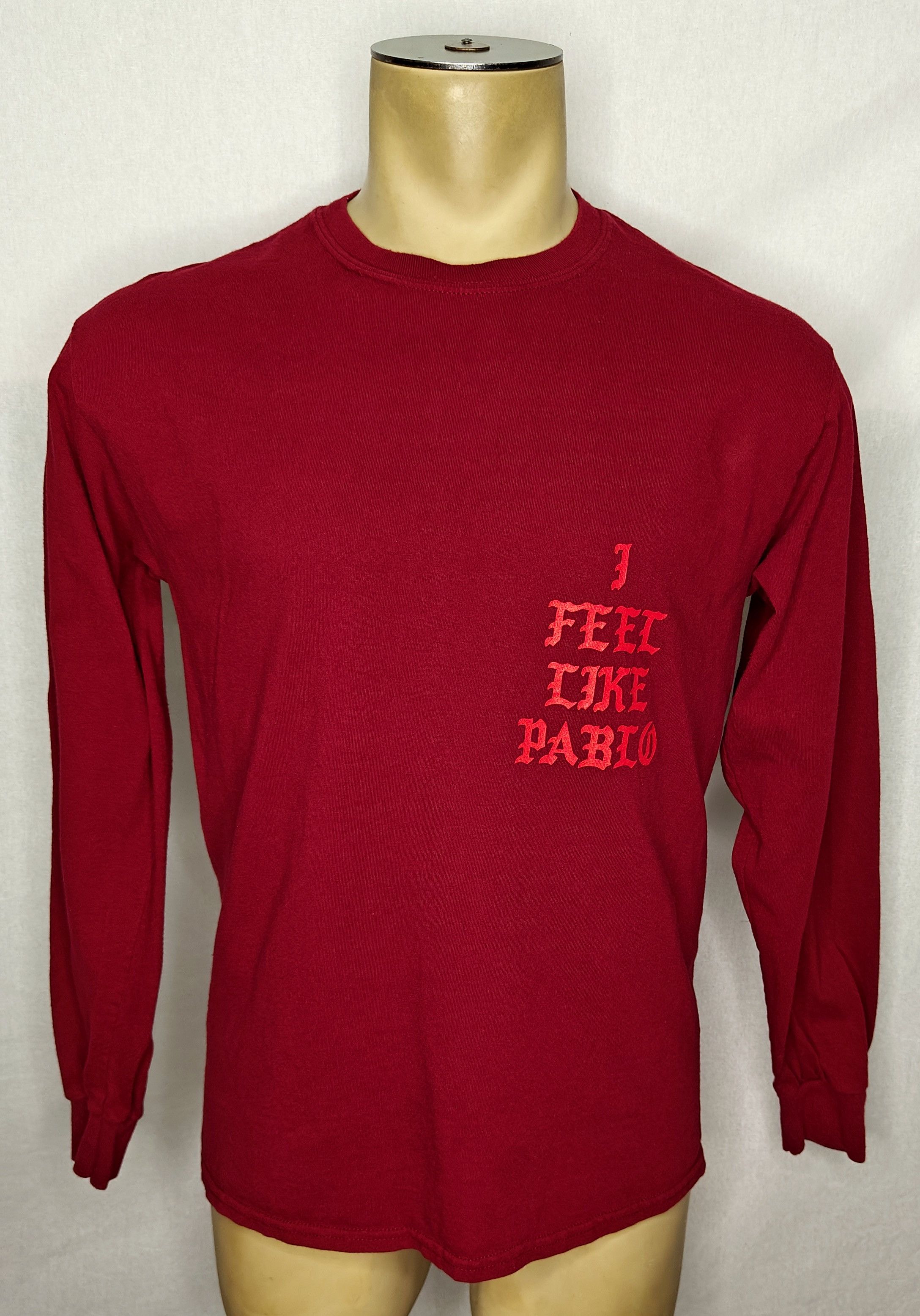 Rap Tees Kanye West I Feel Like Pablo rap long sleeve t-shirt Size US M / EU 48-50 / 2 - 1 Thumbnail
