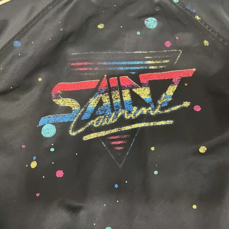 Saint Laurent Paris saint laurent galaxy print baseball jacket-2507 Size US M / EU 48-50 / 2 - 1 Thumbnail