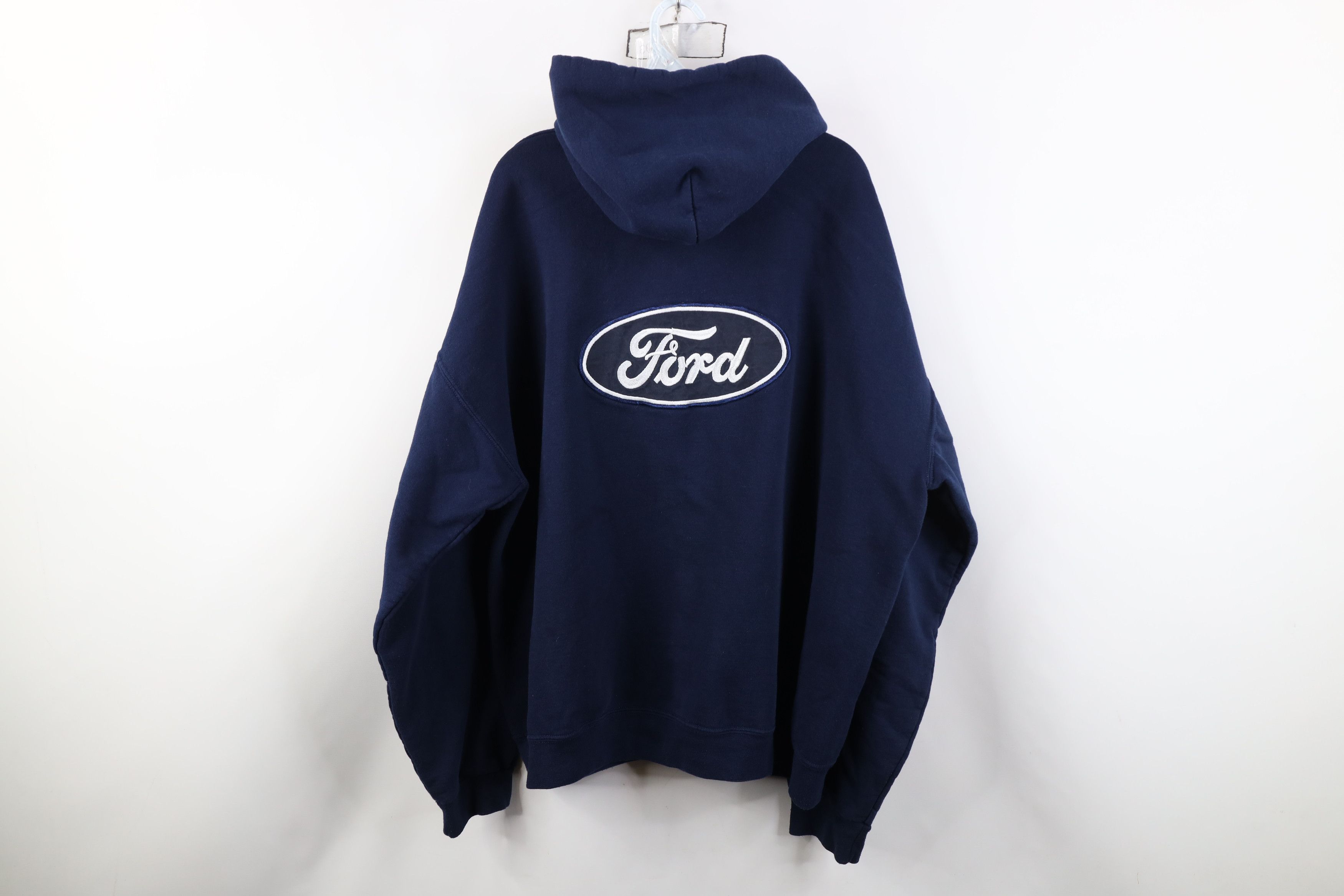 Vintage Vintage 90s Y2K Ford Motor Company Hoodie Sweatshirt Size US XXL / EU 58 / 5 - 13 Thumbnail