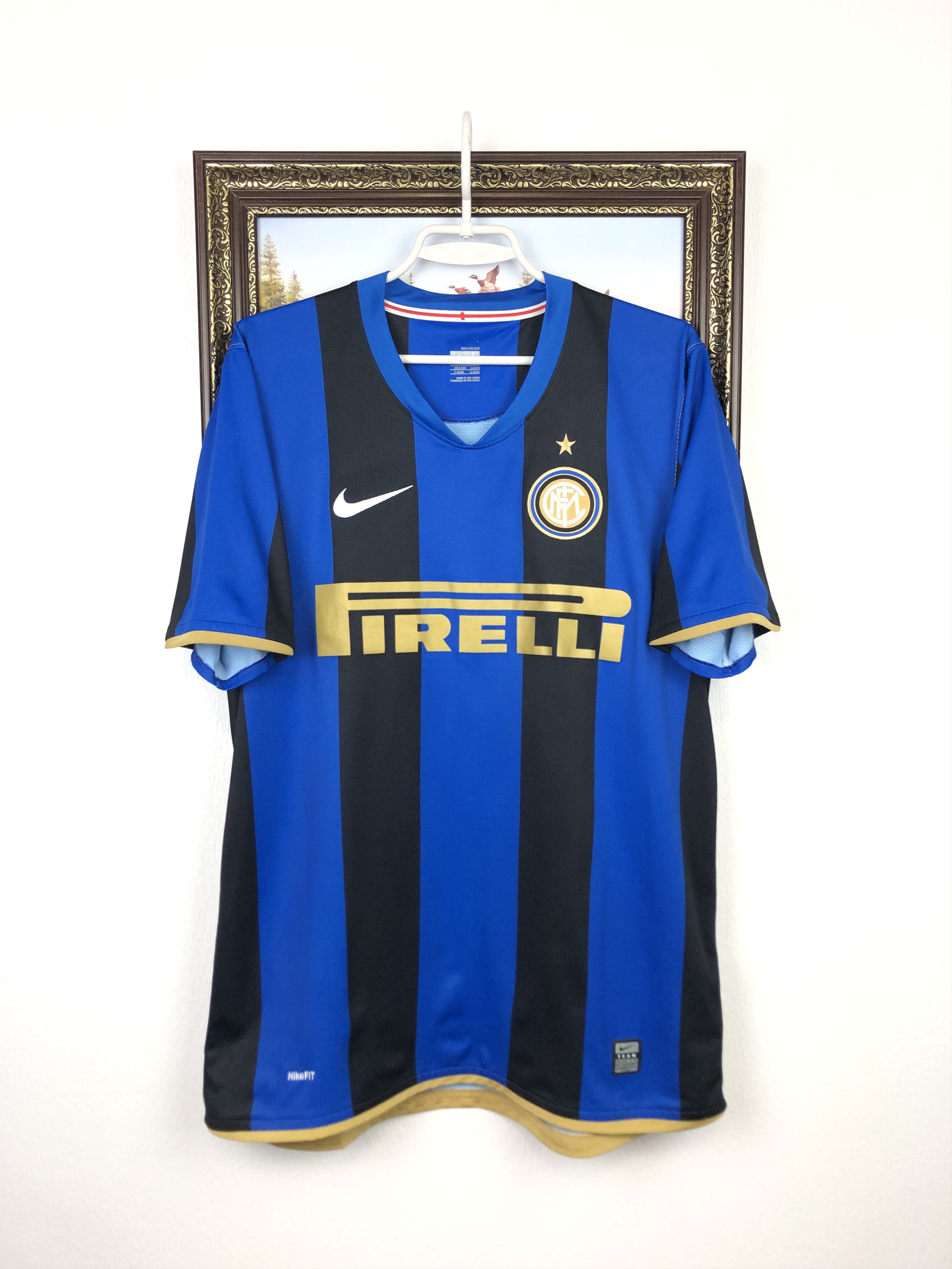 Nike Internazionale Inter Milan football shirt 2008 Soccer Jersey Size US L / EU 52-54 / 3 - 1 Thumbnail