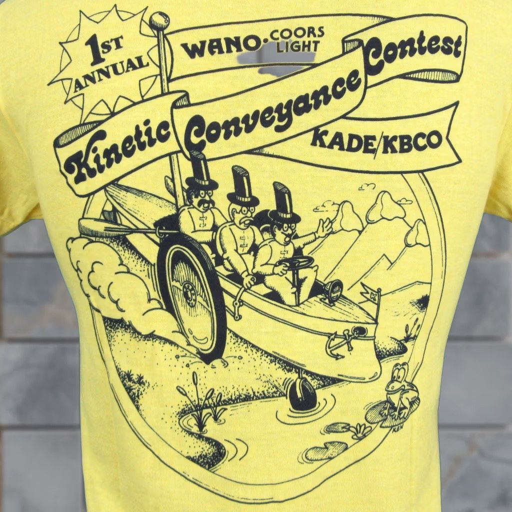 Vintage VINTAGE Coors Light T-Shirt XS Mens 80s 90s Yellow Crew Neck Short Sleeve Deadstock Unwashed Vintage Condition Size US XS / EU 42 / 0 - 1 Thumbnail