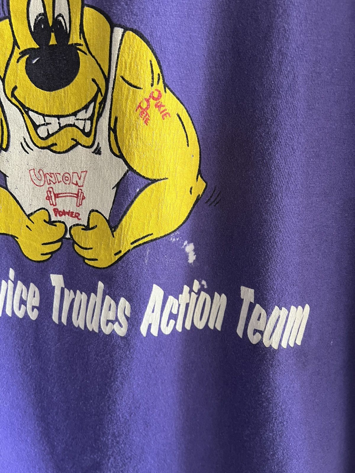 Disney 90s Fearless Service Trades Action Team Single Stitch GYM Size US XL / EU 56 / 4 - 3 Thumbnail