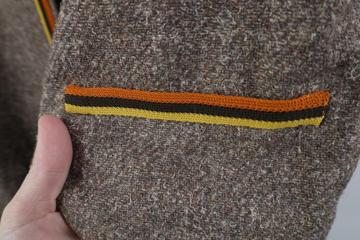 Vintage Vintage 70s Mid Century Modern MCM Wool Tweed Open Vest Size L / US 10 / IT 46 - 4 Thumbnail