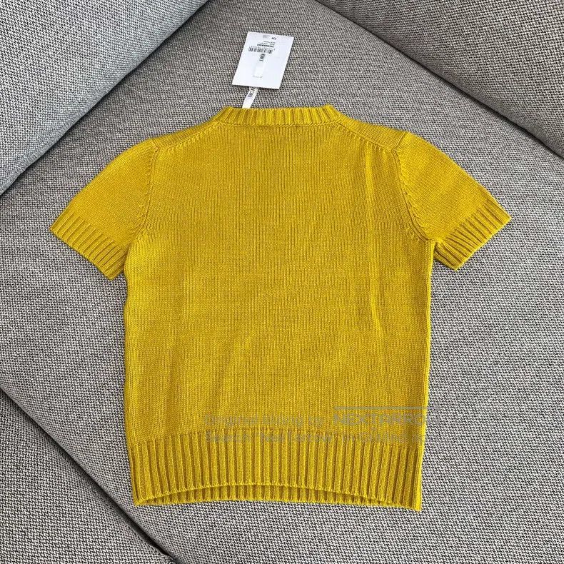 Dior Dior Lucky star letter logo knitted short sleeves Size XXS / US 00 / IT 34 - 2 Thumbnail