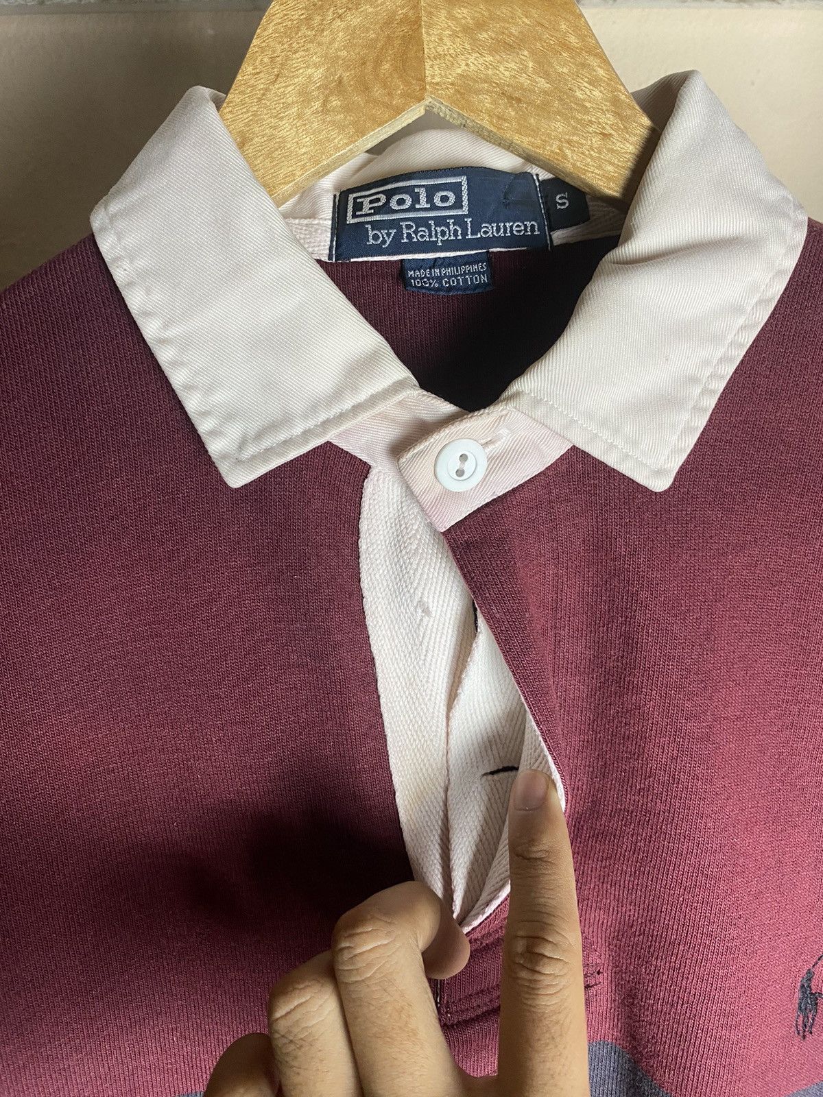 Polo Ralph Lauren FADED Vintage Polo Ralph Lauren Rugby Polos Size US M / EU 48-50 / 2 - 4 Thumbnail