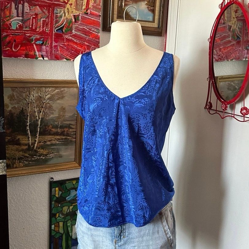 Other partners navy blue silky tank top Size M / US 6-8 / IT 42-44 - 1 Thumbnail