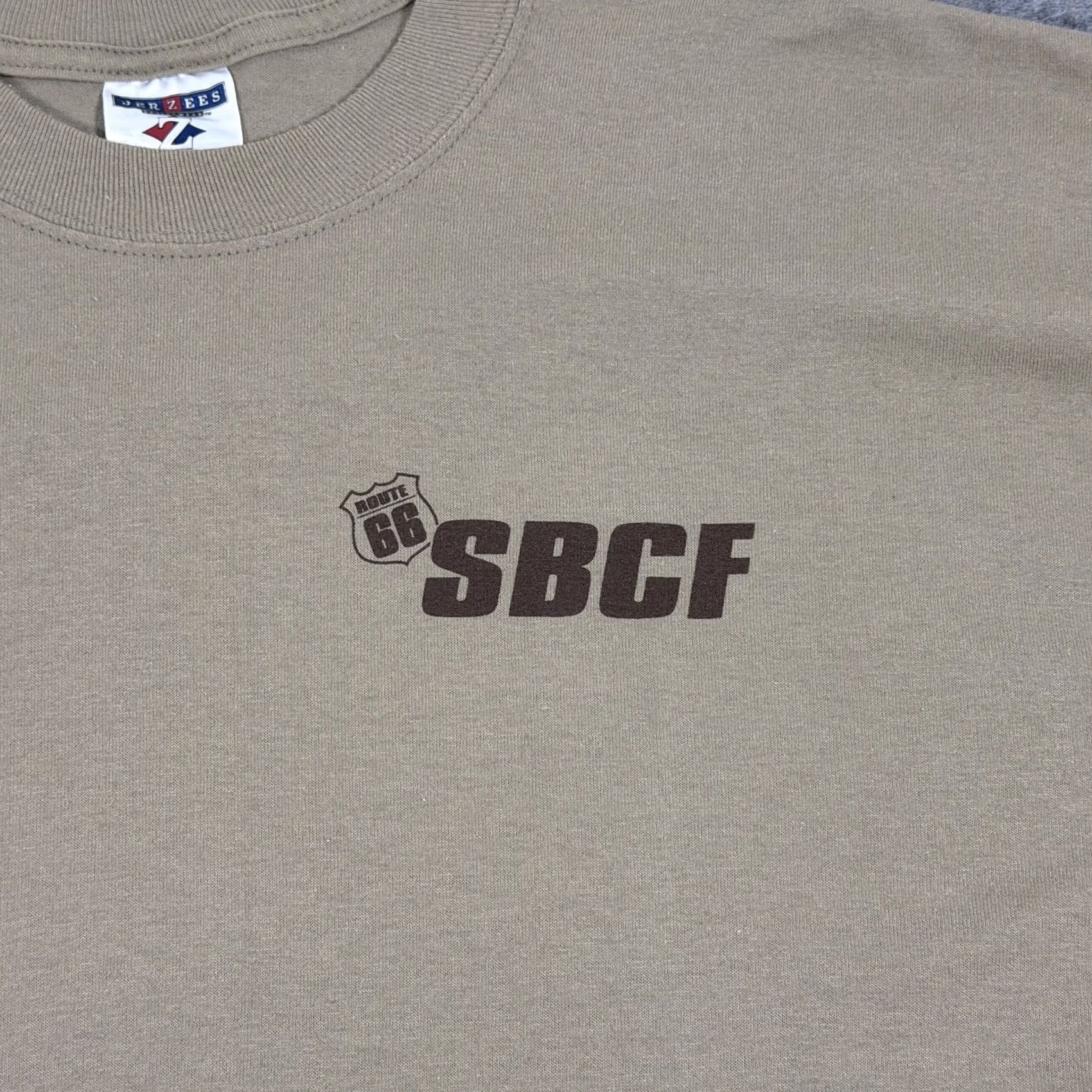 Jerzees VINTAGE Jerzees T-Shirt Short Sleeve 2004 San Bernardino Fair Beige Adult XL Men's Size US XL / EU 56 / 4 - 3 Thumbnail