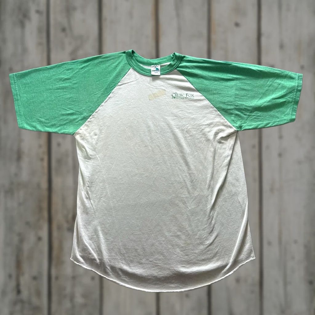 Augusta Sportswear VINTAGE Augusta Sportswear Shirt Mens XL White Celtic Fox Logo Tee Raglan Size US XL / EU 56 / 4 - 1 Thumbnail