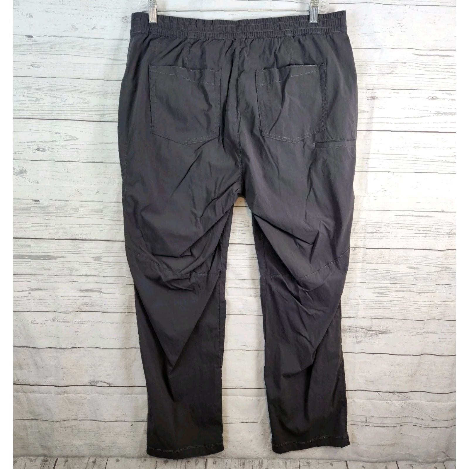 Vintage Duluth Alaskan Hardgear Womens Pull On Slim Leg Pants 18W Gray Sz 18W Nylon Spandex Inseam 29.5" Cargo Size 40" / US 18 - 3 Thumbnail