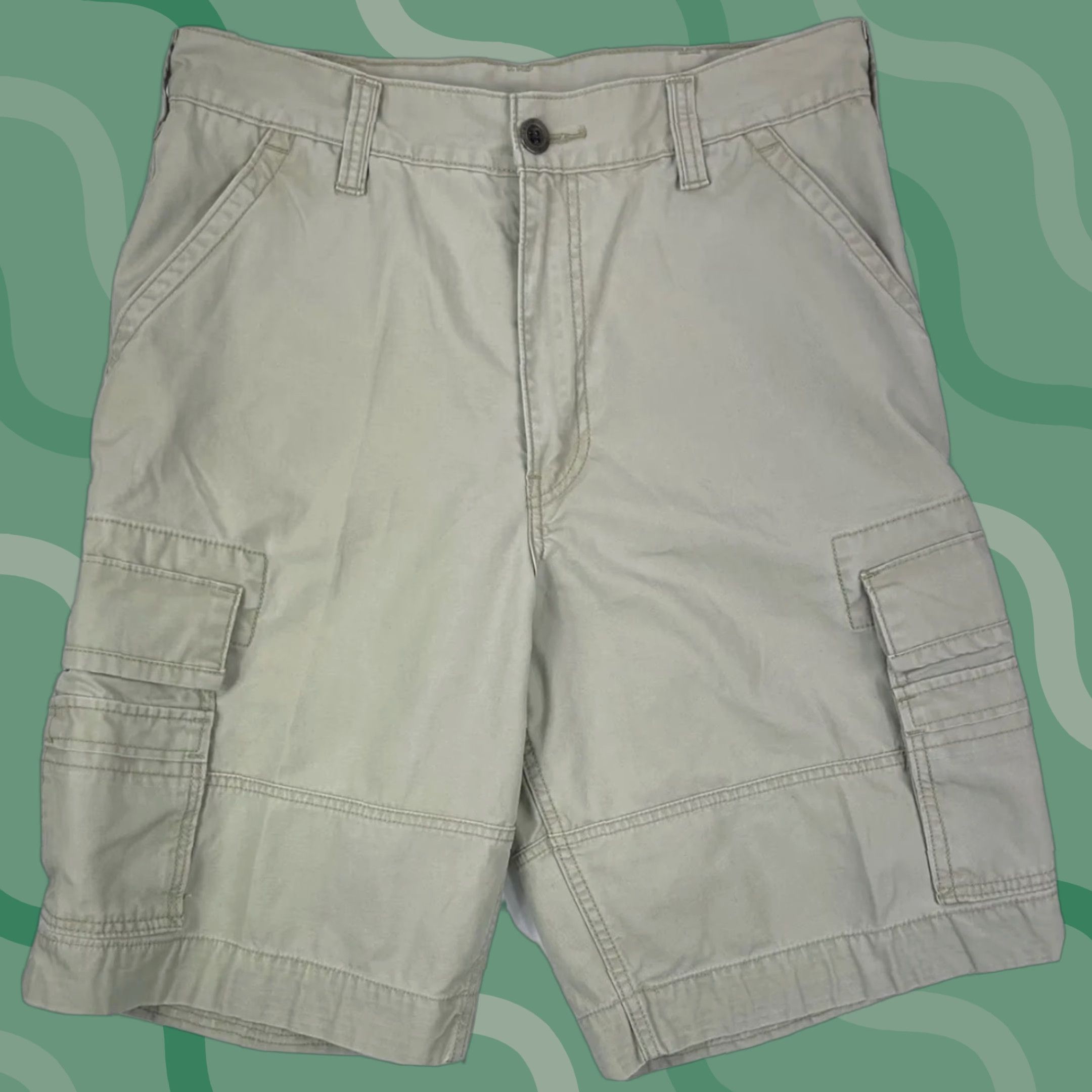Levi's Levi's Cargo Shorts Mens Size 32 Beige Classic Casual Cotton Pockets Zip Fly Outdoor Size US 32 / EU 48 - 1 Thumbnail
