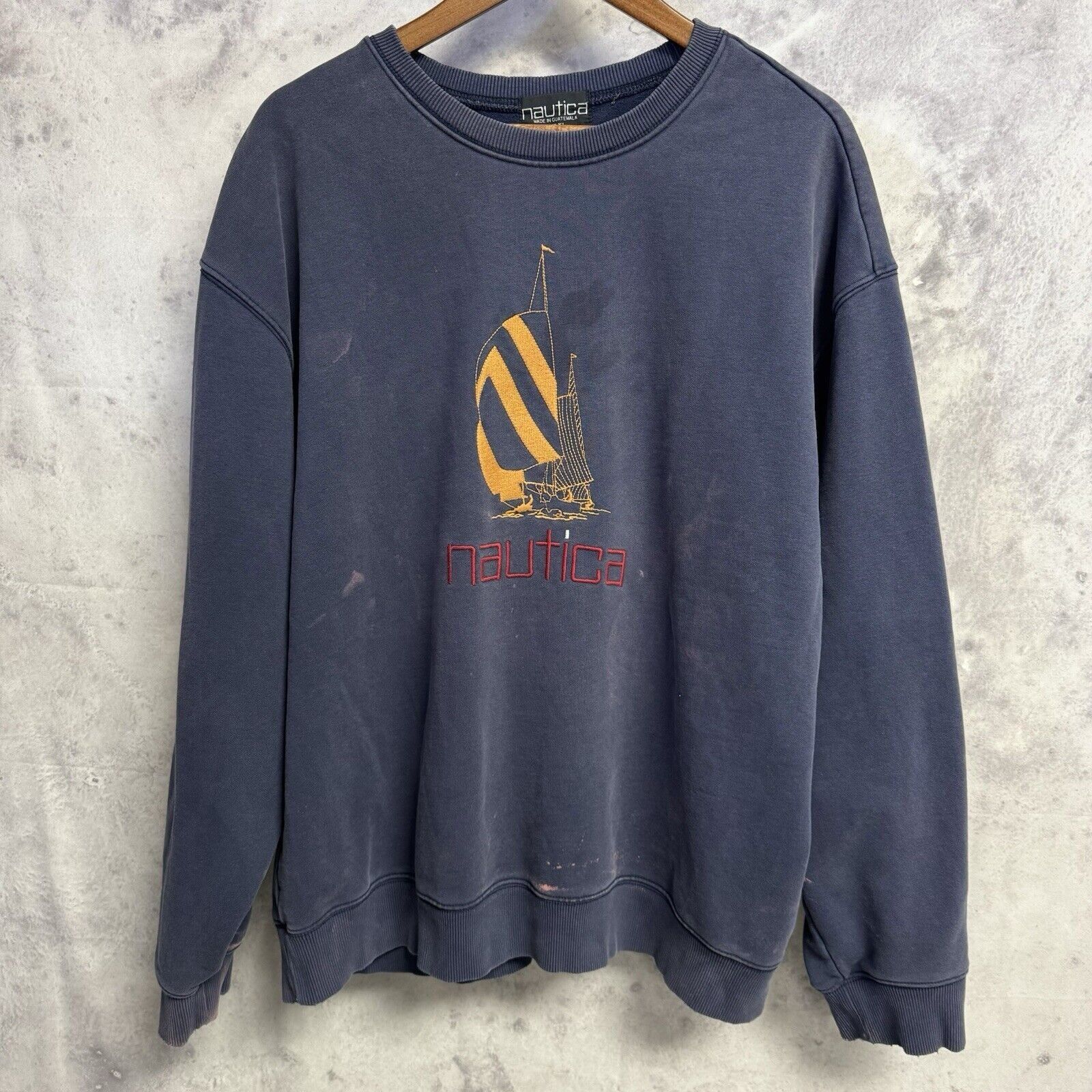 Vintage nautica sweatshirt discount