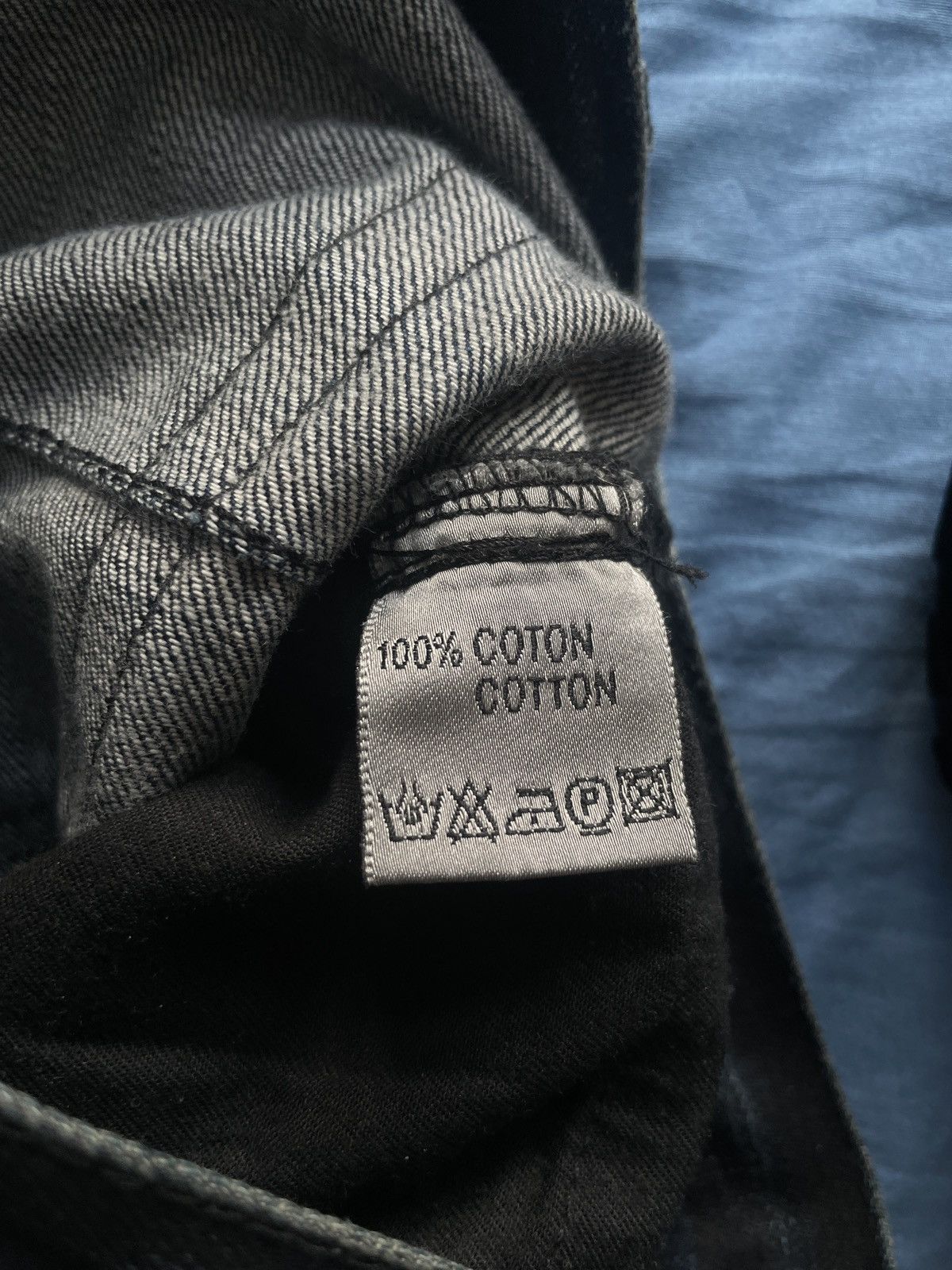 Dior × Hedi Slimane Dior AW06 indigo dark wash Jeans with auramaxing Size US 30 / EU 46 - 10 Thumbnail