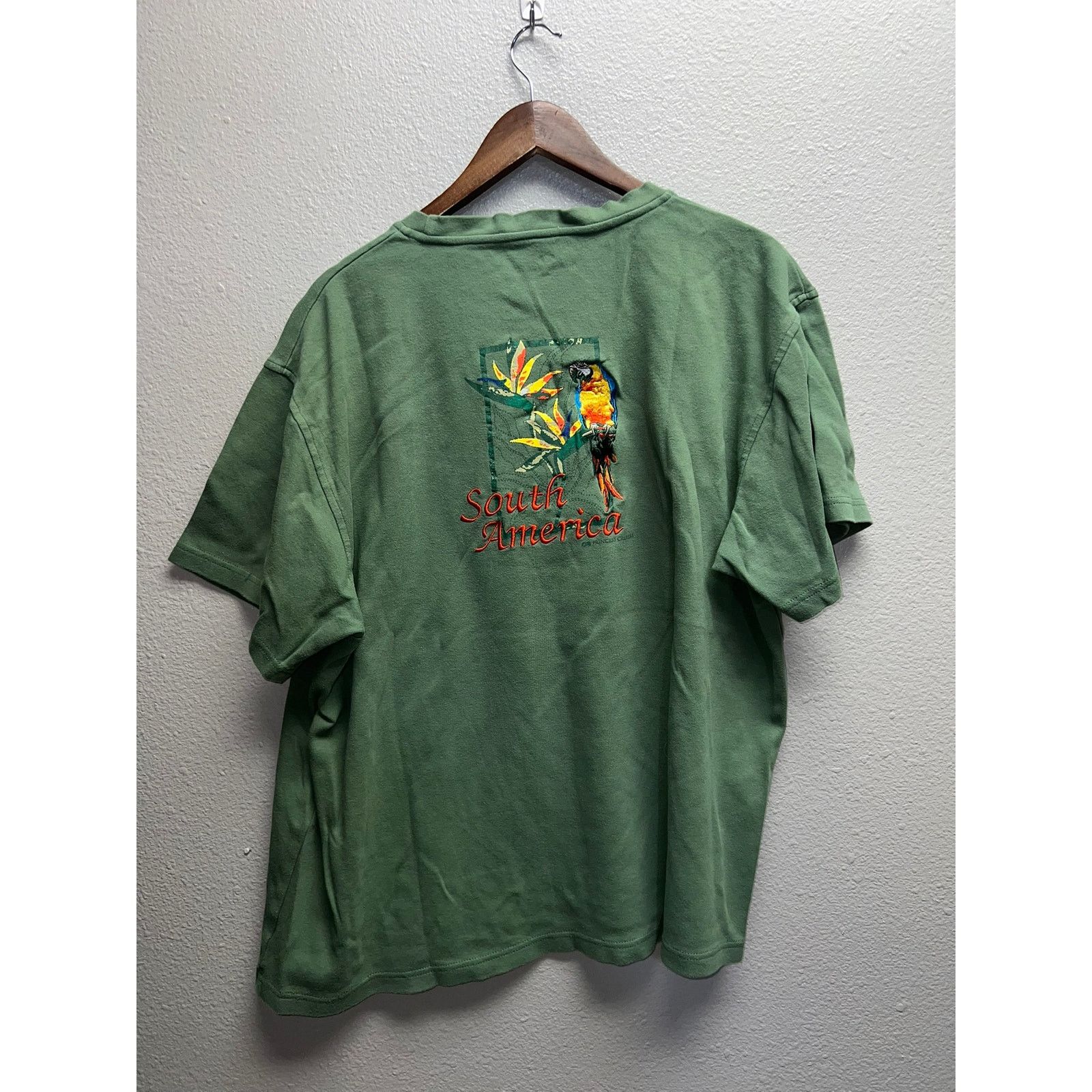 Vintage Princess Cruises Parrot Shirt South America Bird Tee 2XL XXL Size US XXL / EU 58 / 5 - 5 Thumbnail