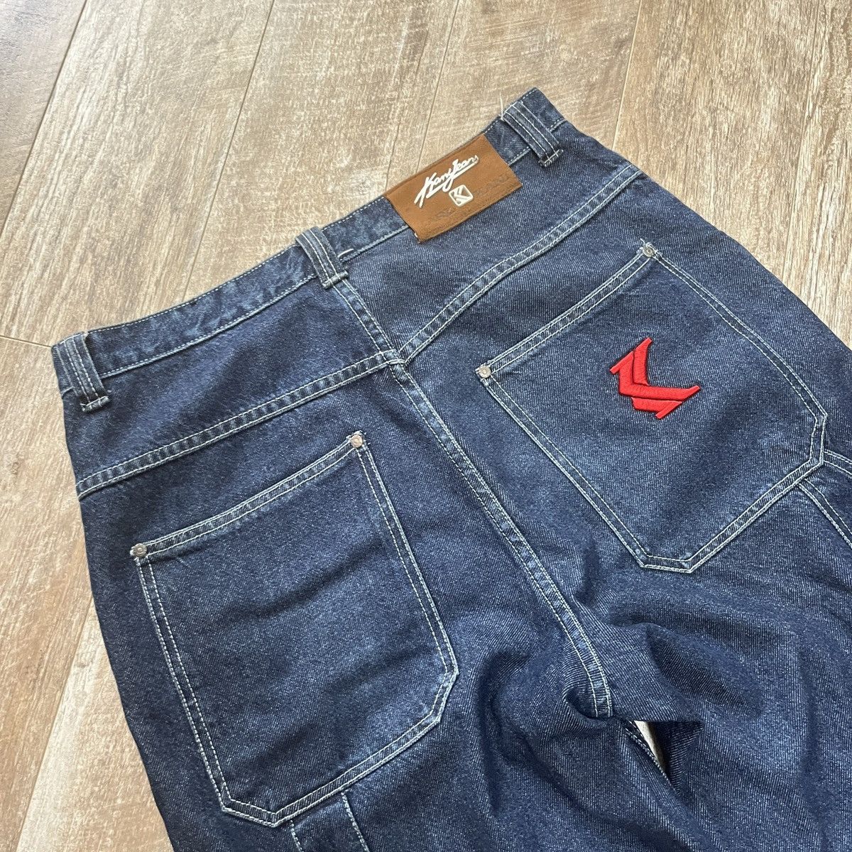 Vintage Vintage Karl Kani Rap Baggy Shorts Size US 32 / EU 48 - 2 Thumbnail