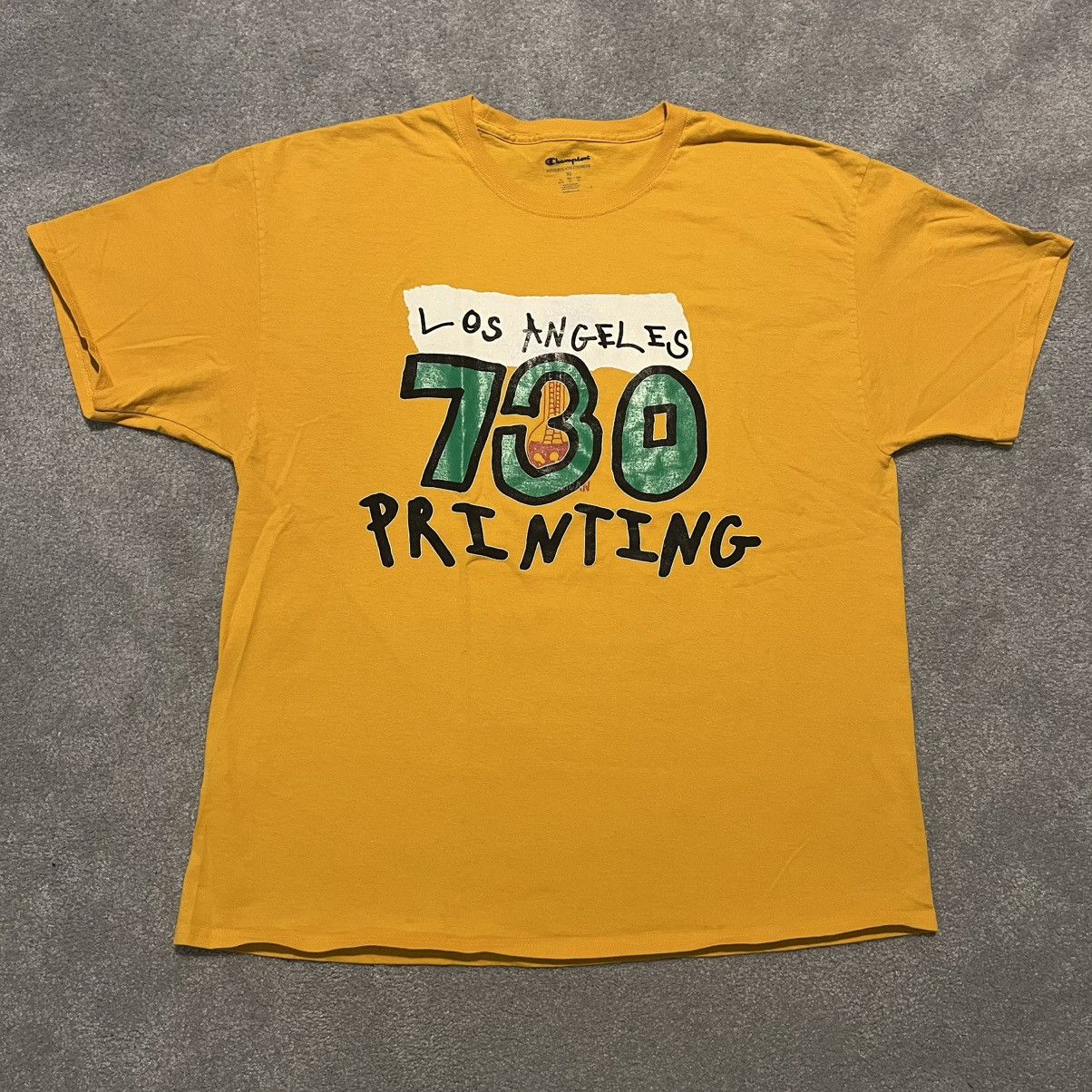 Asspizza Vintage Asspizza 730 Printing Los Angeles Graphic Logo Tee Size US XL / EU 56 / 4 - 1 Thumbnail