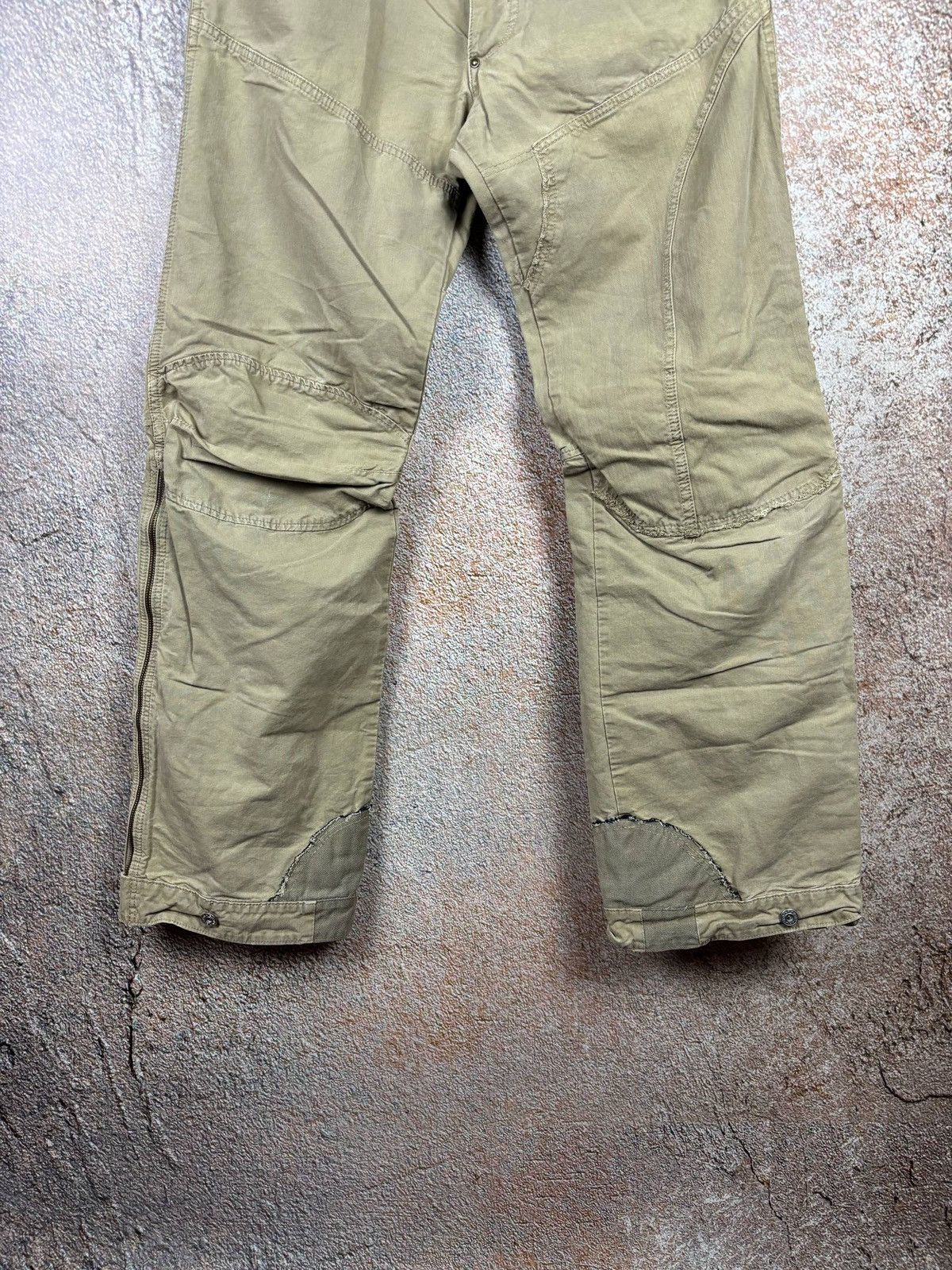 G-Star y2k G Star Raw Raw Edges Baggy Zip Pants Size 33 Size US 33 - 2 Thumbnail