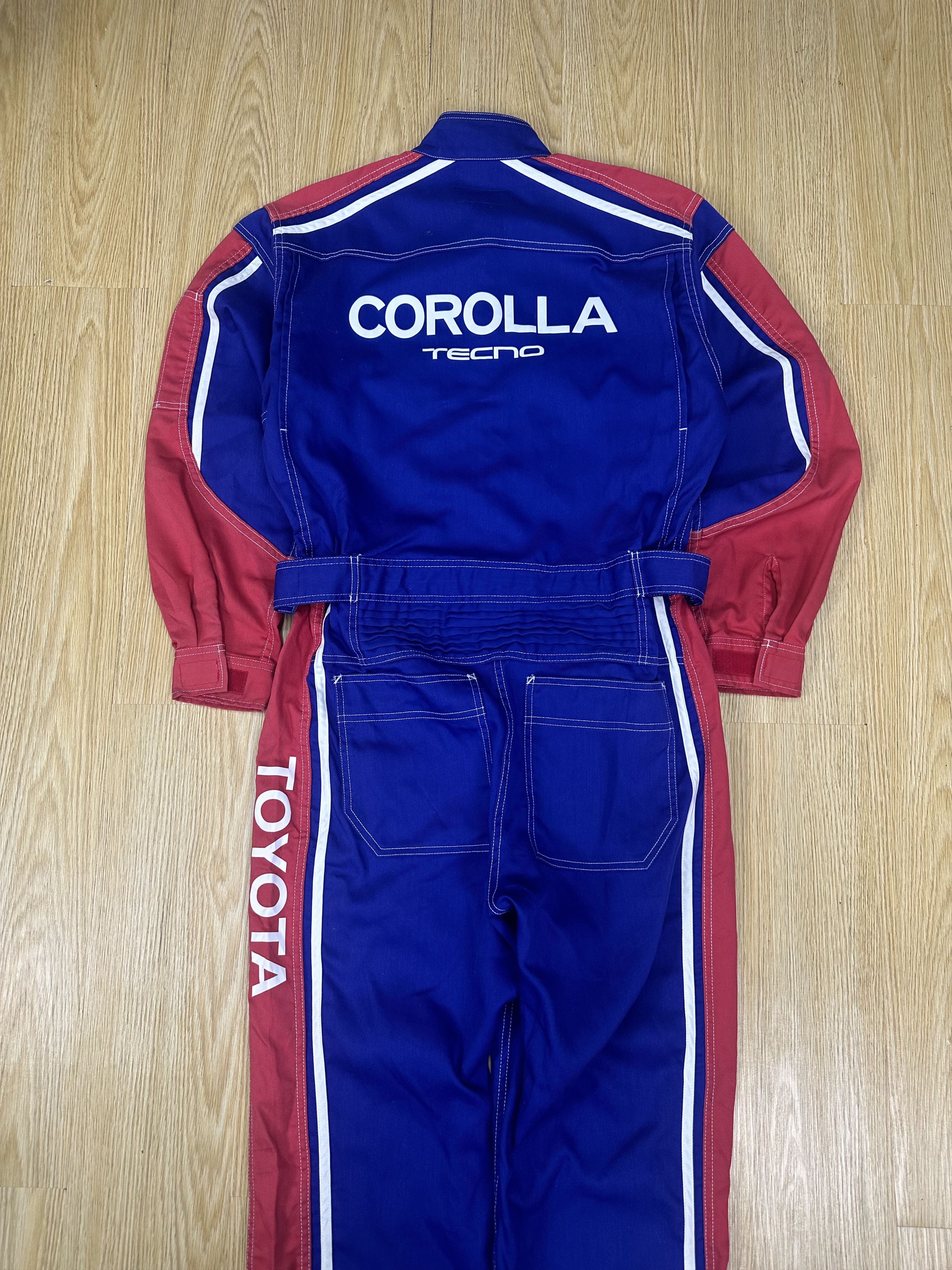 Formula 1 Toyota Racing Corolla Techno Vintage Overall Z218 Size US 34 / EU 50 - 3 Thumbnail