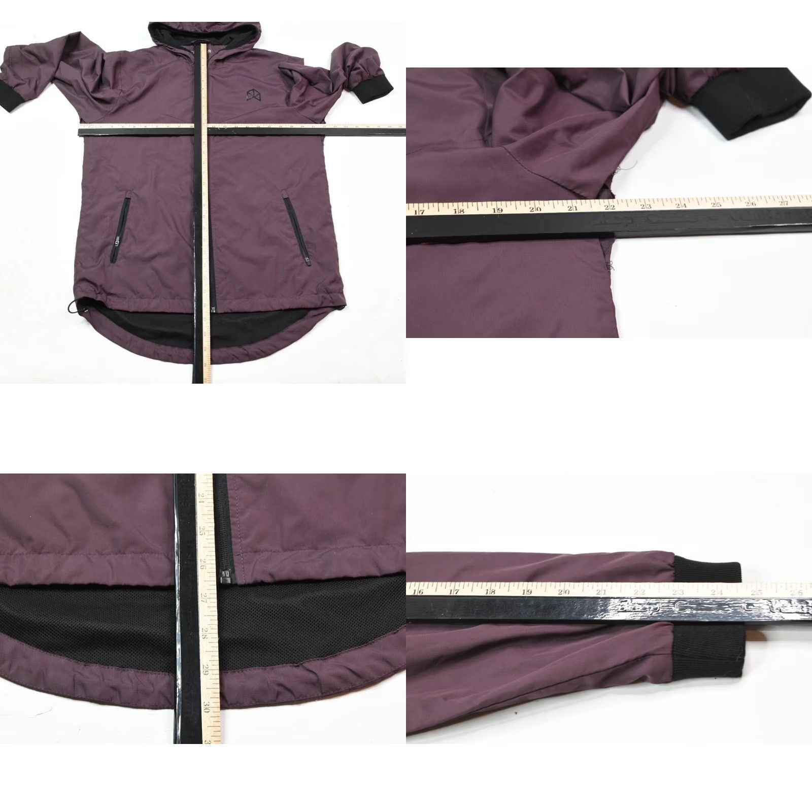 Vintage BMFIT Drop Cut Windbreaker Jacket Mens Small Purple Long Sleeve Full-Zip Gym Size US S / EU 44-46 / 1 - 8 Thumbnail