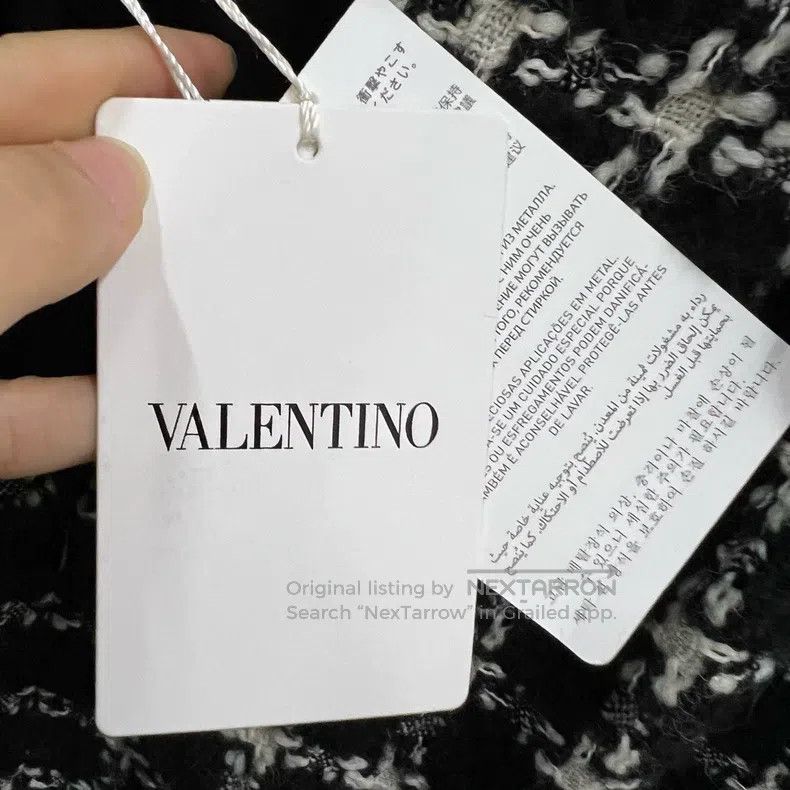 Valentino Valentino Plaid tweed sleeveless A-side dress Size S / US 4 / IT 40 - 5 Thumbnail