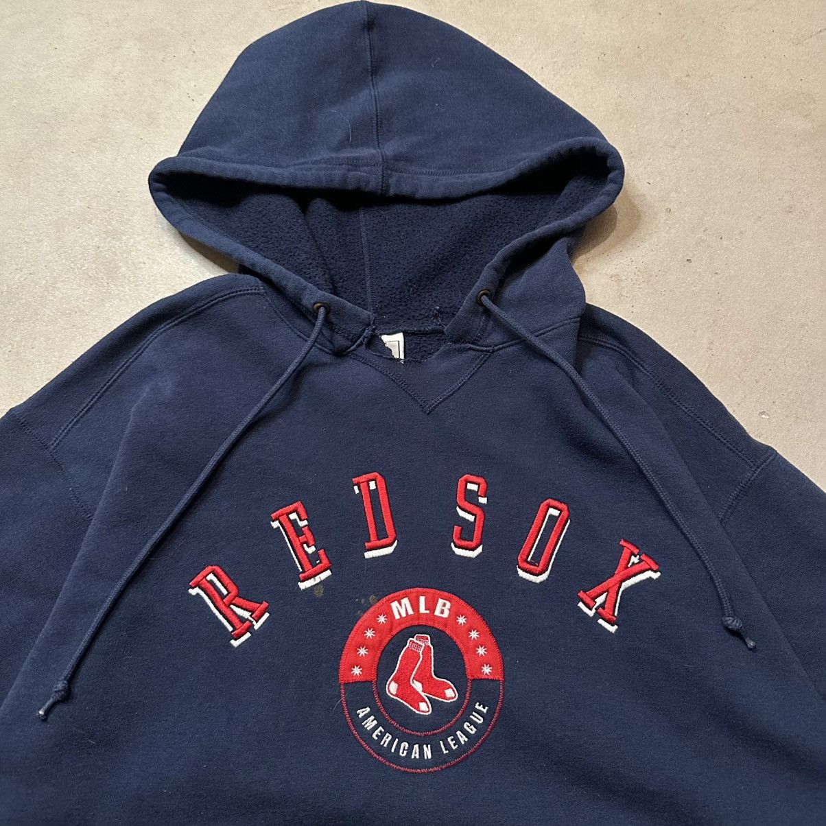 Lee Vintage 90s Lee Sport MLB Boston Red Sox Hoodie Sweatshirt Size US L / EU 52-54 / 3 - 3 Thumbnail