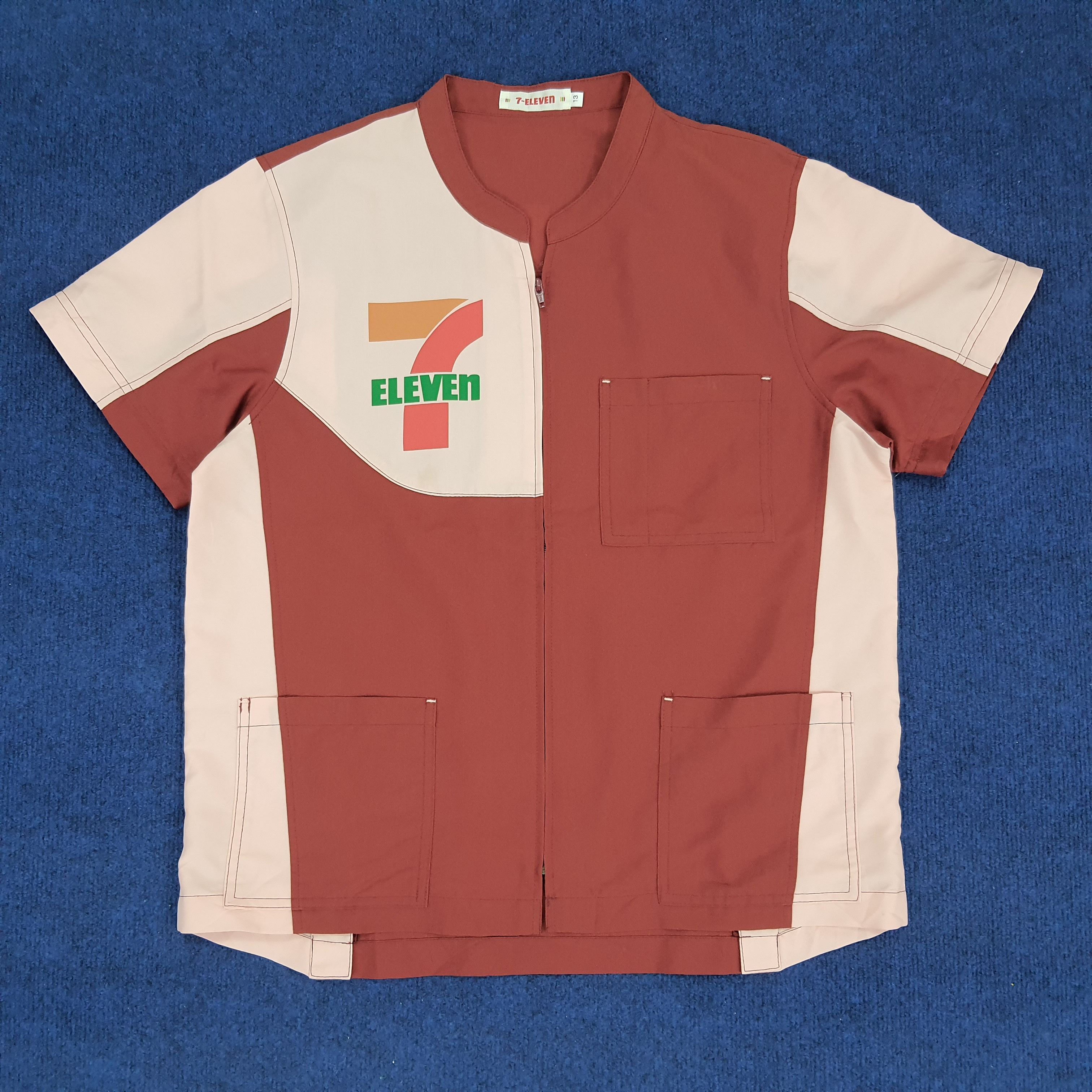 Japanese Brand × Vintage Vintage 7 Eleven Japanese Brand Staff Uniform Jacket Size US M / EU 48-50 / 2 - 1 Thumbnail