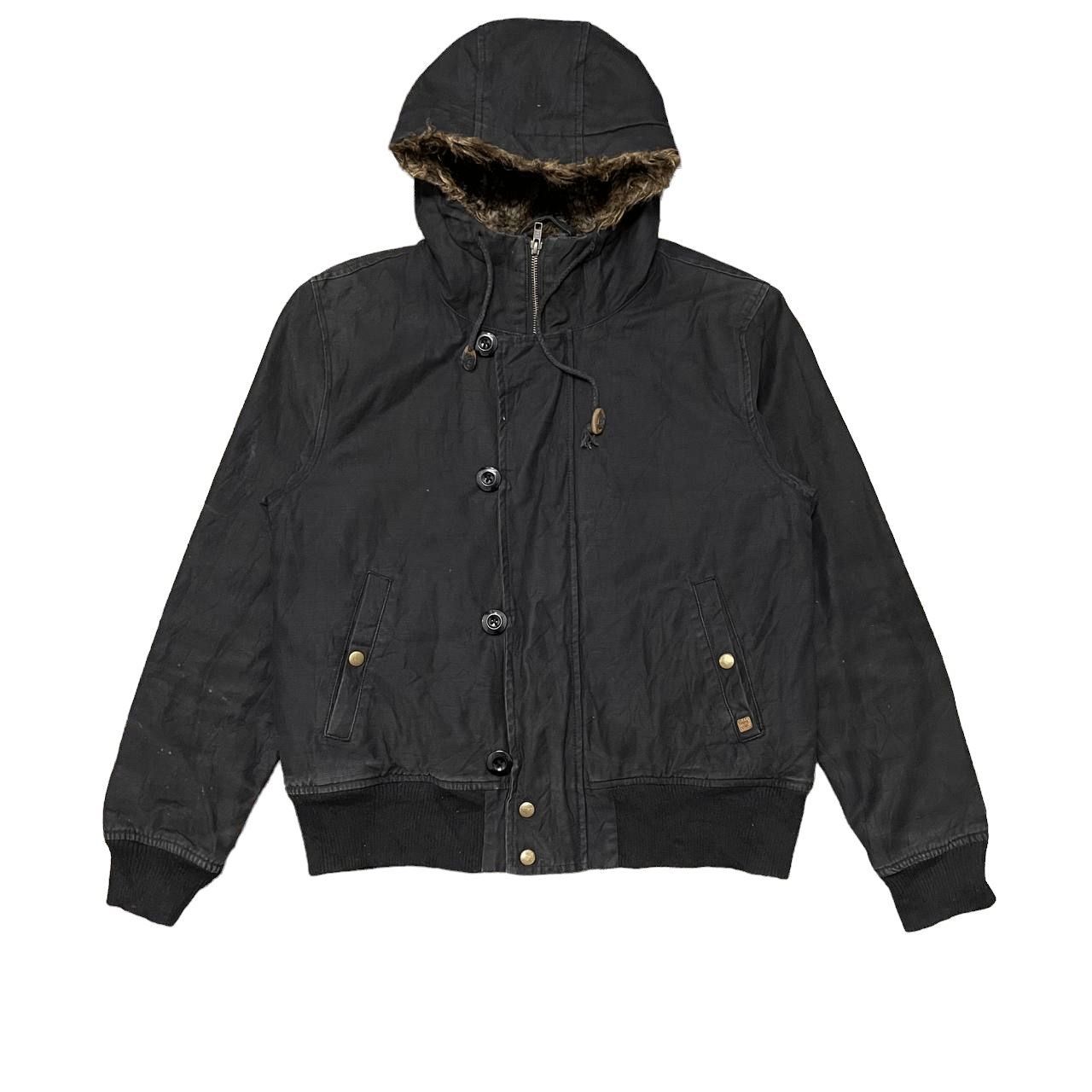 Billabong Vintage Billabong Military Style Hooded Jacket Size US L / EU 52-54 / 3 - 1 Thumbnail