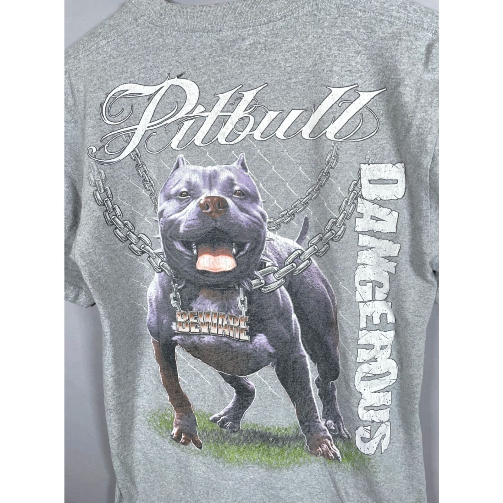 Doublet VINTAGE Intex Men's T-Shirt Adults Medium Heather Gray Dog Print Double-Sided Graphic Cotton Summer Casual Size US M / EU 48-50 / 2 - 4 Thumbnail