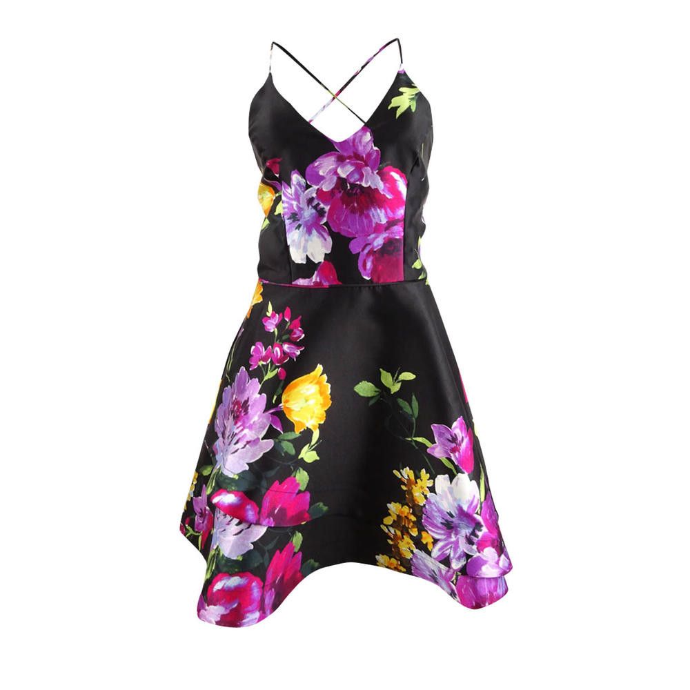 Other BCX Juniors' Asymmetrical Fit & Flare Dress Size 1 (NWT) Size XS / US 0-2 / IT 36-38 - 1 Thumbnail