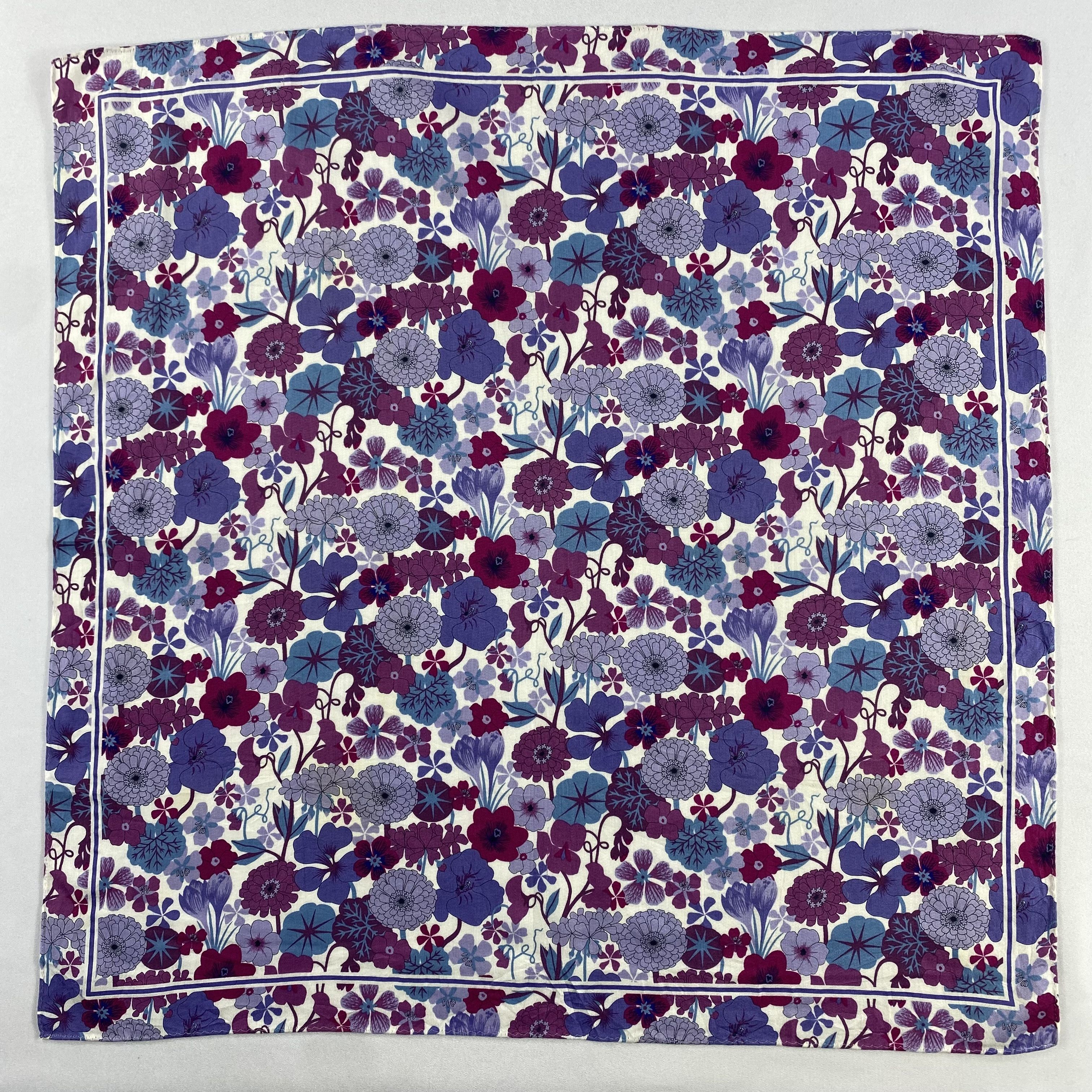 Liberty × Vintage Intermode Liberty Neckerchief / Bandana / Handkerchief-P1746 Size ONE SIZE - 1 Thumbnail