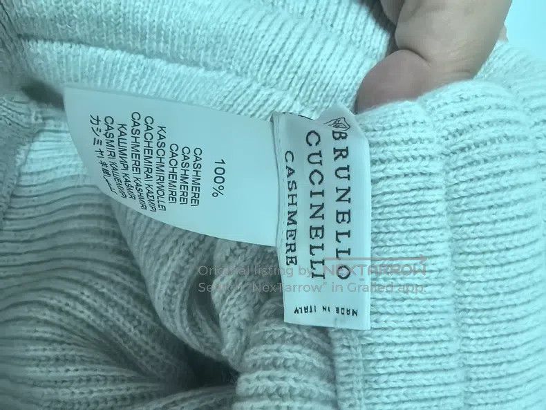 Brunello Cucinelli Brunello Cucinelli sizs M Pure cashmere jogging pants Size 25" / US 0 / IT 36 - 8 Thumbnail